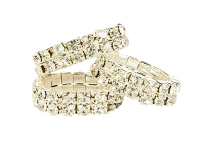 Mane decoration -Crystal- 1200 white / Set of 20