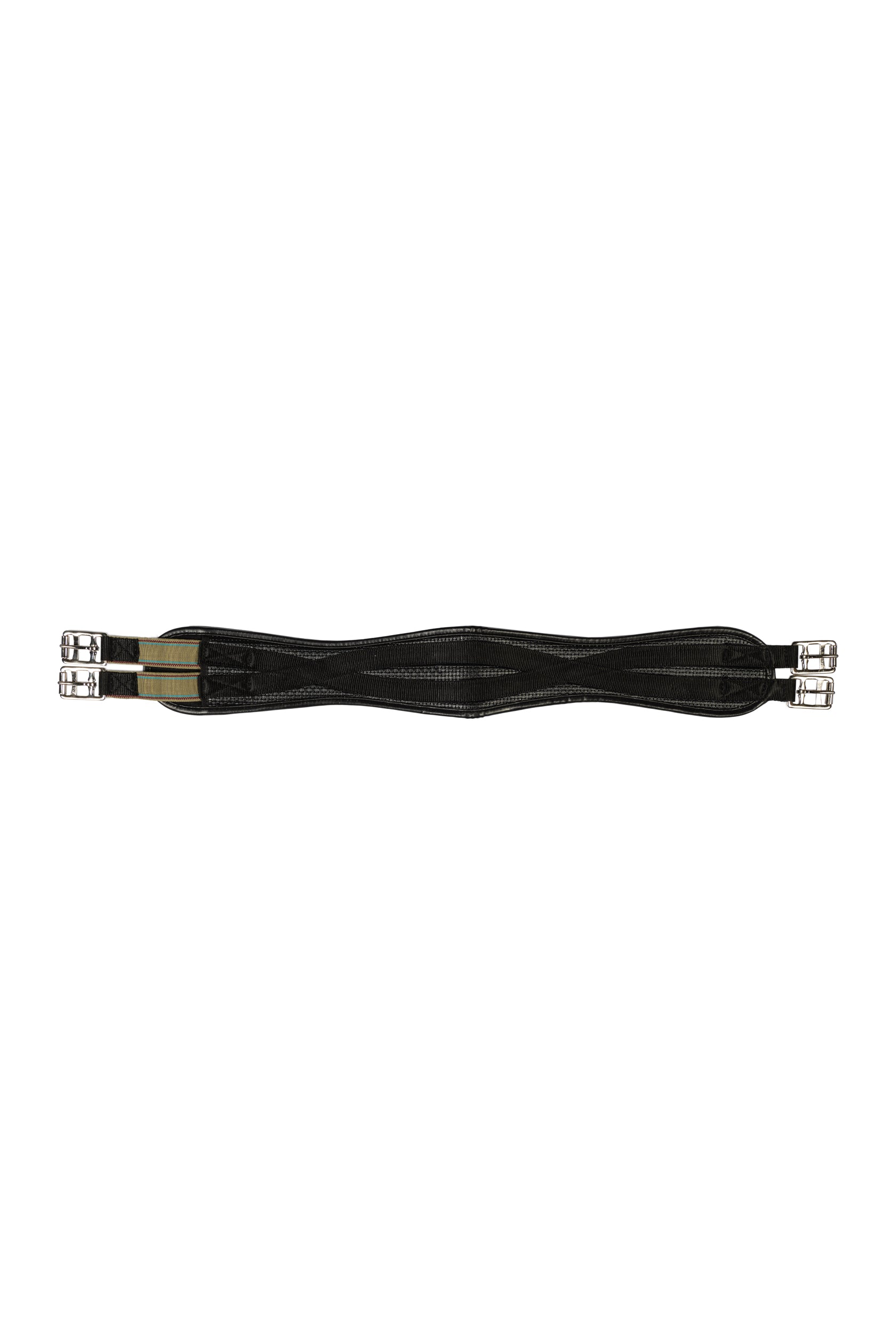 PVC girth quilted Elastic 9100 black / 100