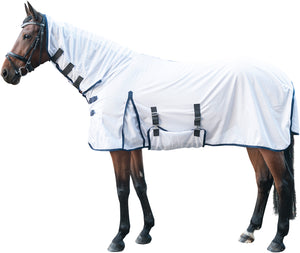 Fly rug Lyon with extended neck section 1200 white / EU115/UK5'3/US63"