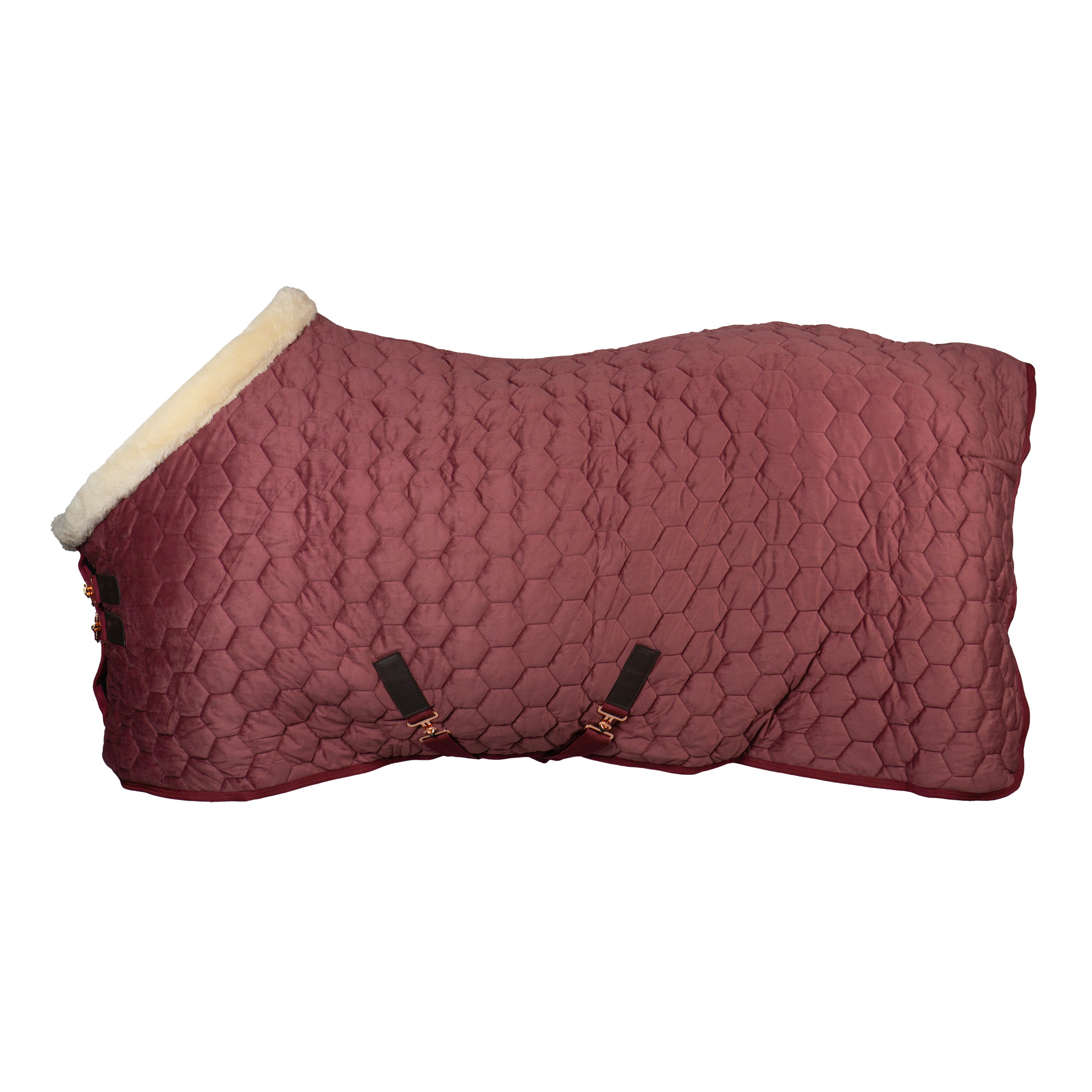 SHOW RUG VELVET DEEP RUBY / 115/165