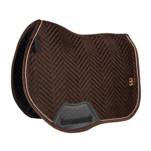 SADDLE PAD CC VELVET DARK CHOCOLATE / FULL