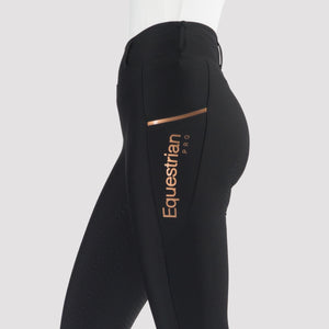 RIDING TIGHTS PERFECTION EP BLACK/ROSE / 42