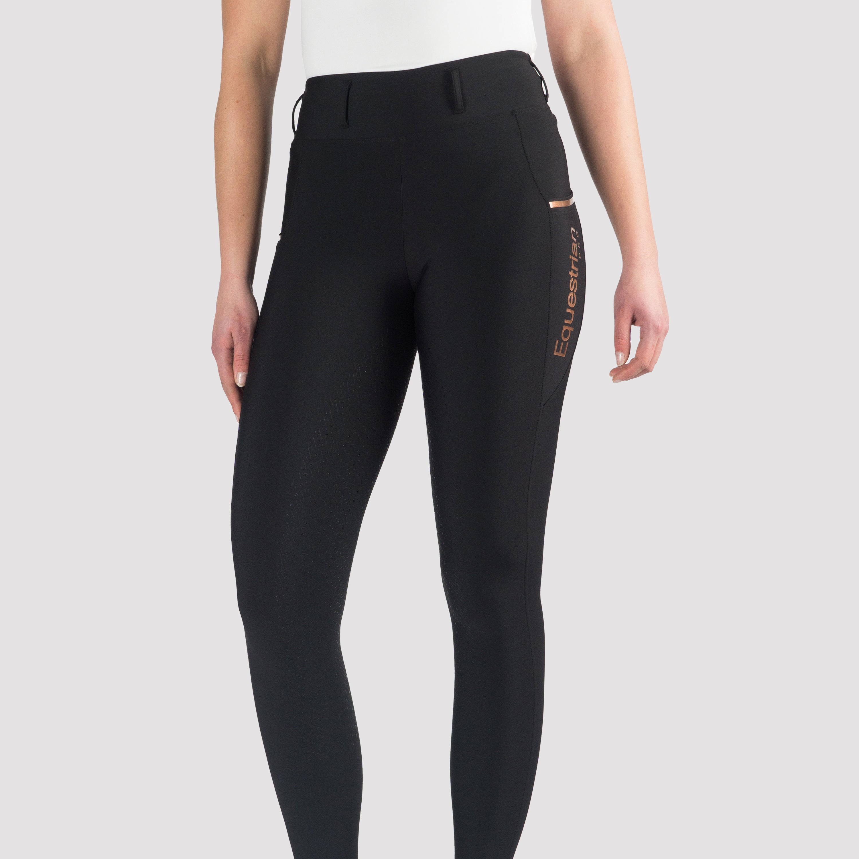 RIDING TIGHTS PERFECTION EP BLACK/ROSE / 42