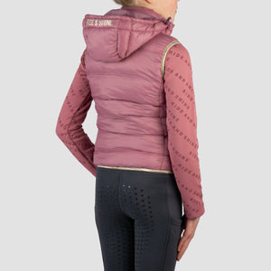 GILET RAI MAUVE BERRY / L