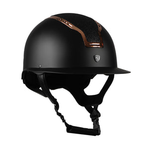LADIES SAFETY HELMET GAUDI MATT BLACK/ROSE / XS/S