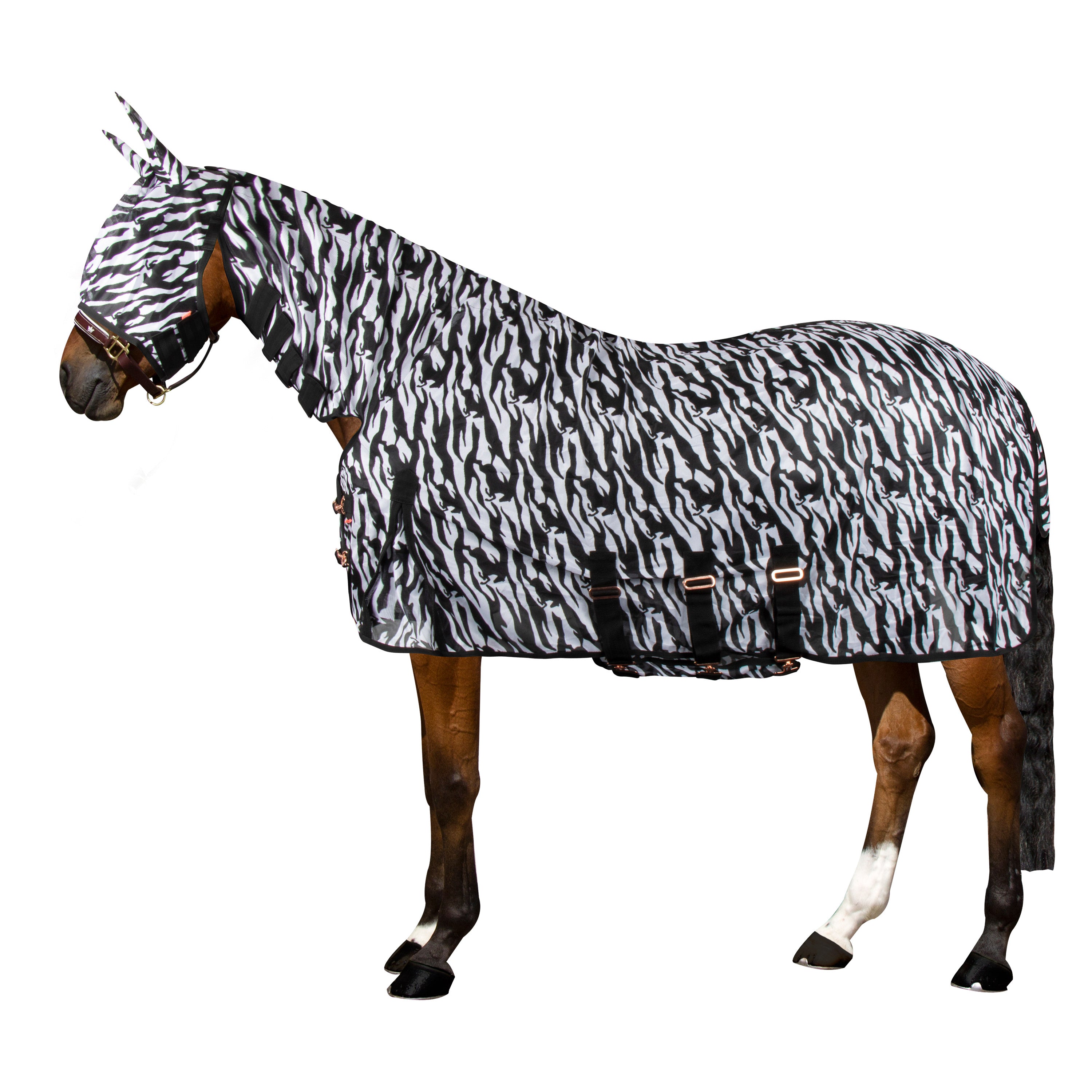 Fly blanket IRHCarly Black zebra / 175