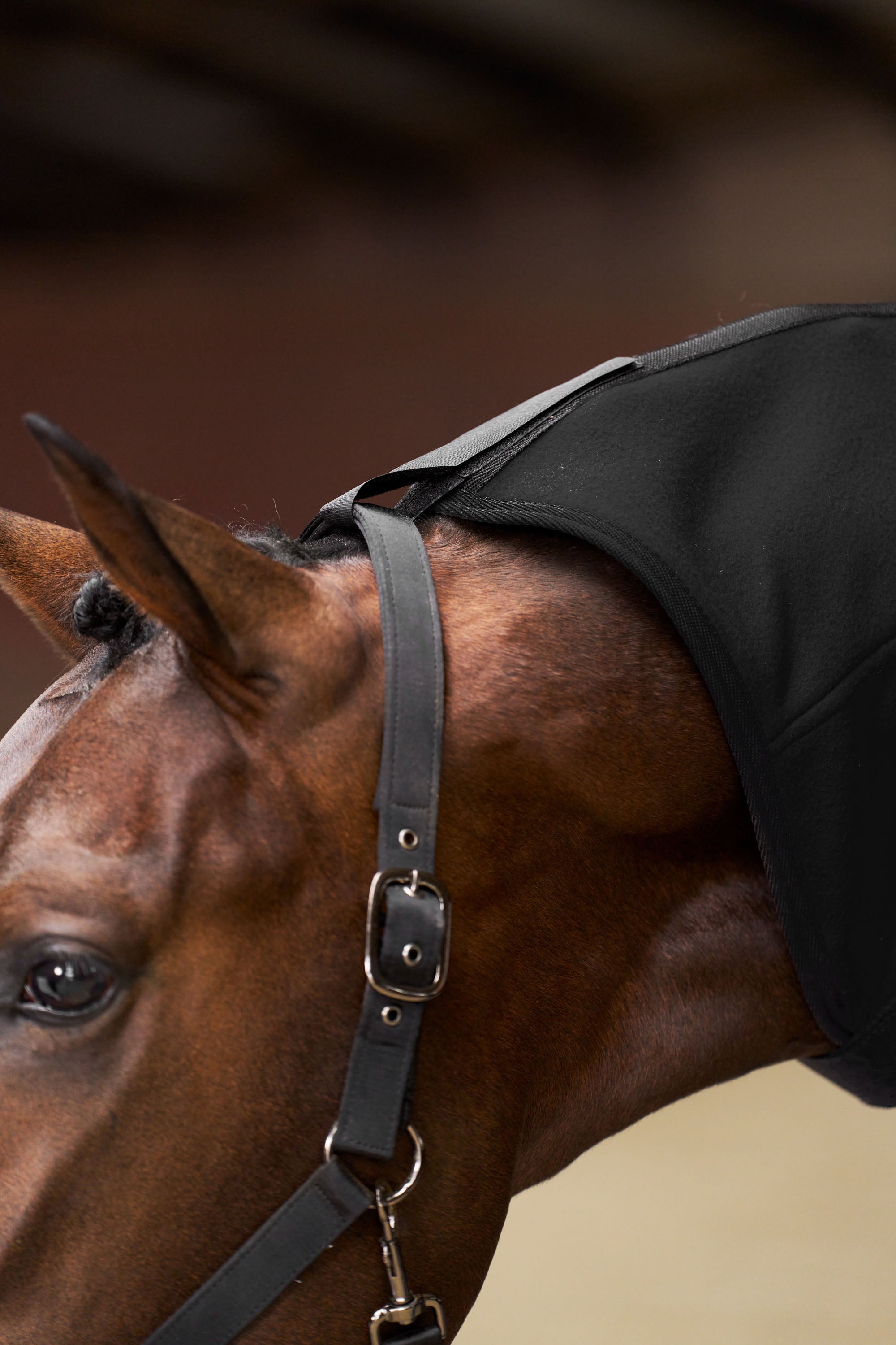 Fleeceblanket with neck IRHFundamental Black / 215