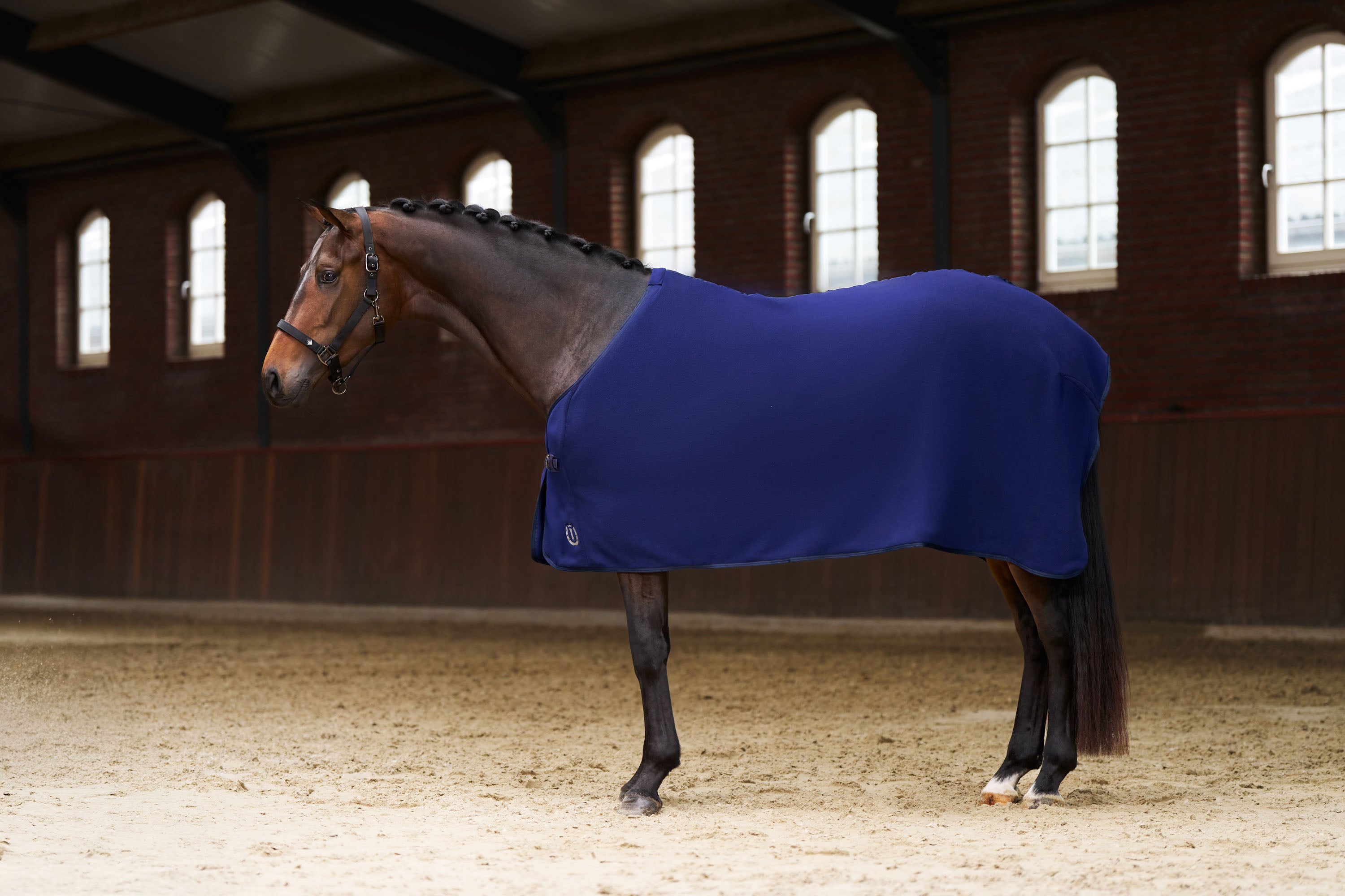 Fleece blanket IRHFundamental Basic Navy / 215