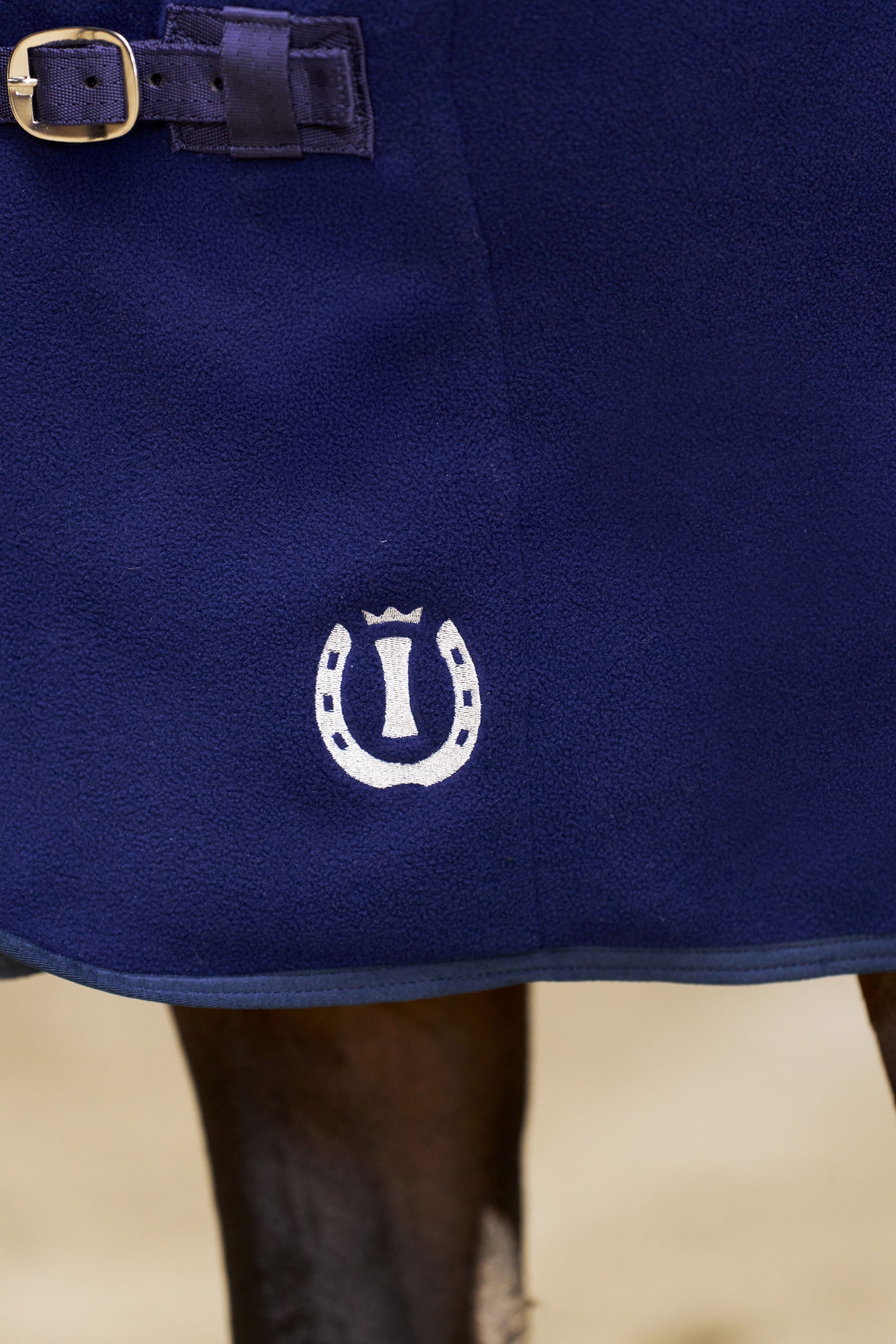 Fleece blanket IRHFundamental Basic Navy / 215