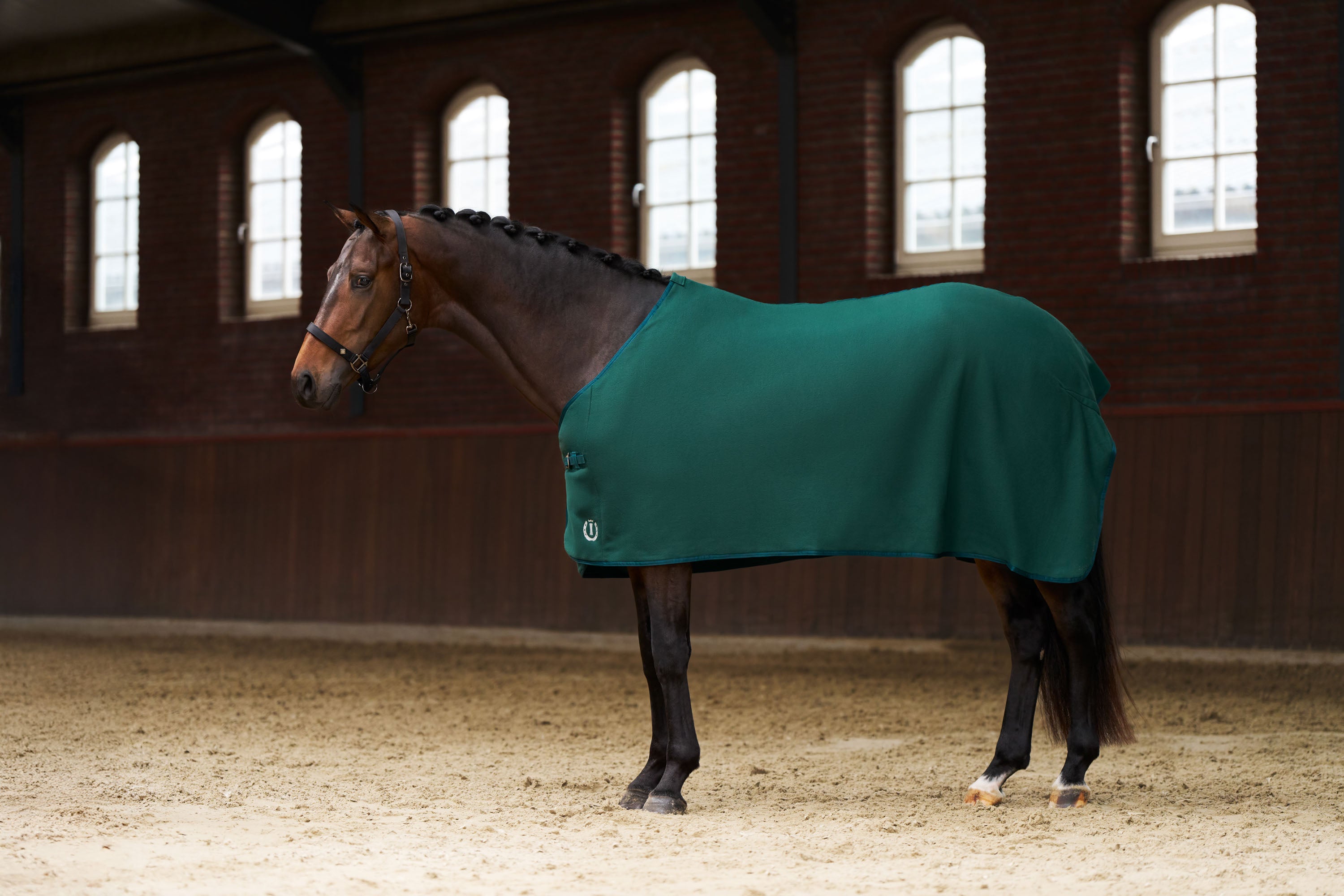 Fleece blanket IRHFundamental Basic Forest green / 215