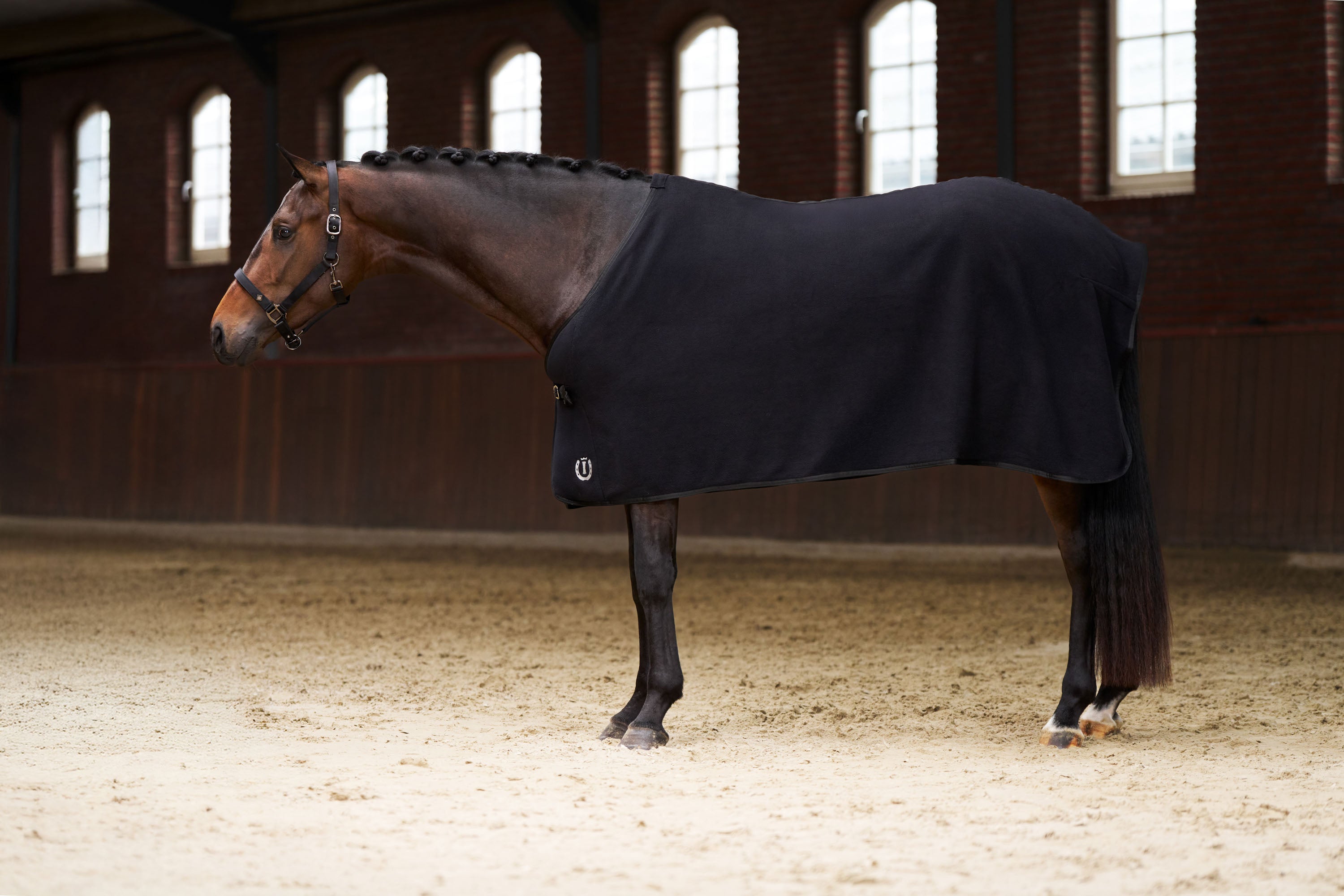 Fleece blanket IRHFundamental Basic Black / 215