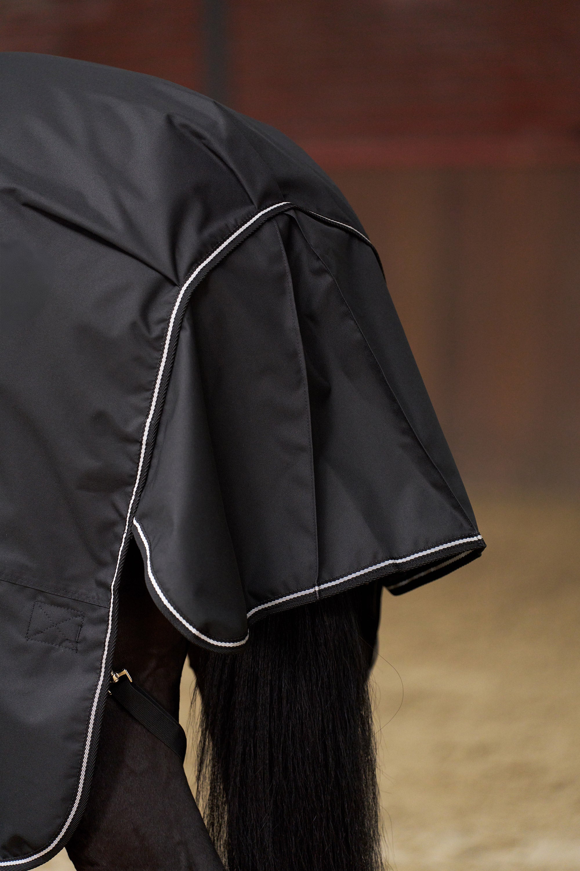 Outdoor blanket IRHBasic with detachable neck Summer Black / 215