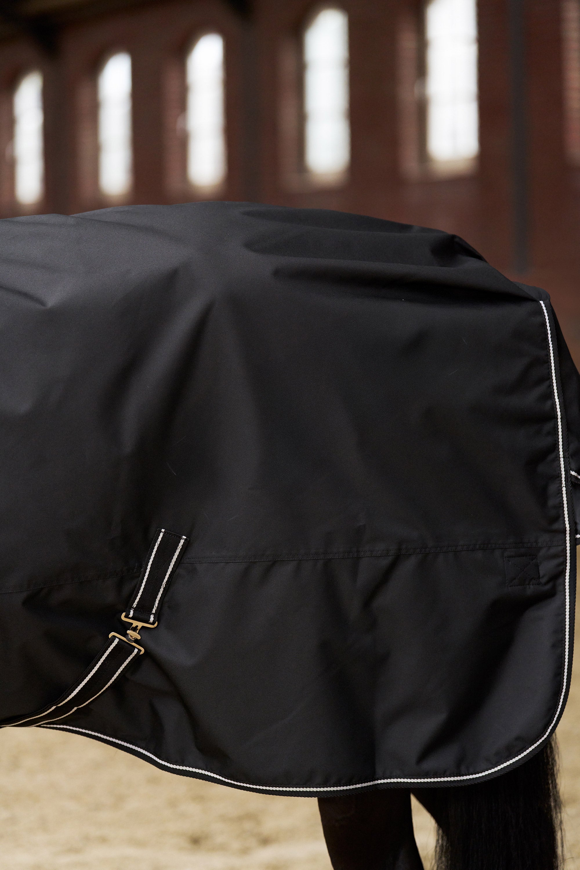 Outdoor blanket IRHBasic with detachable neck Fleece Black / 215