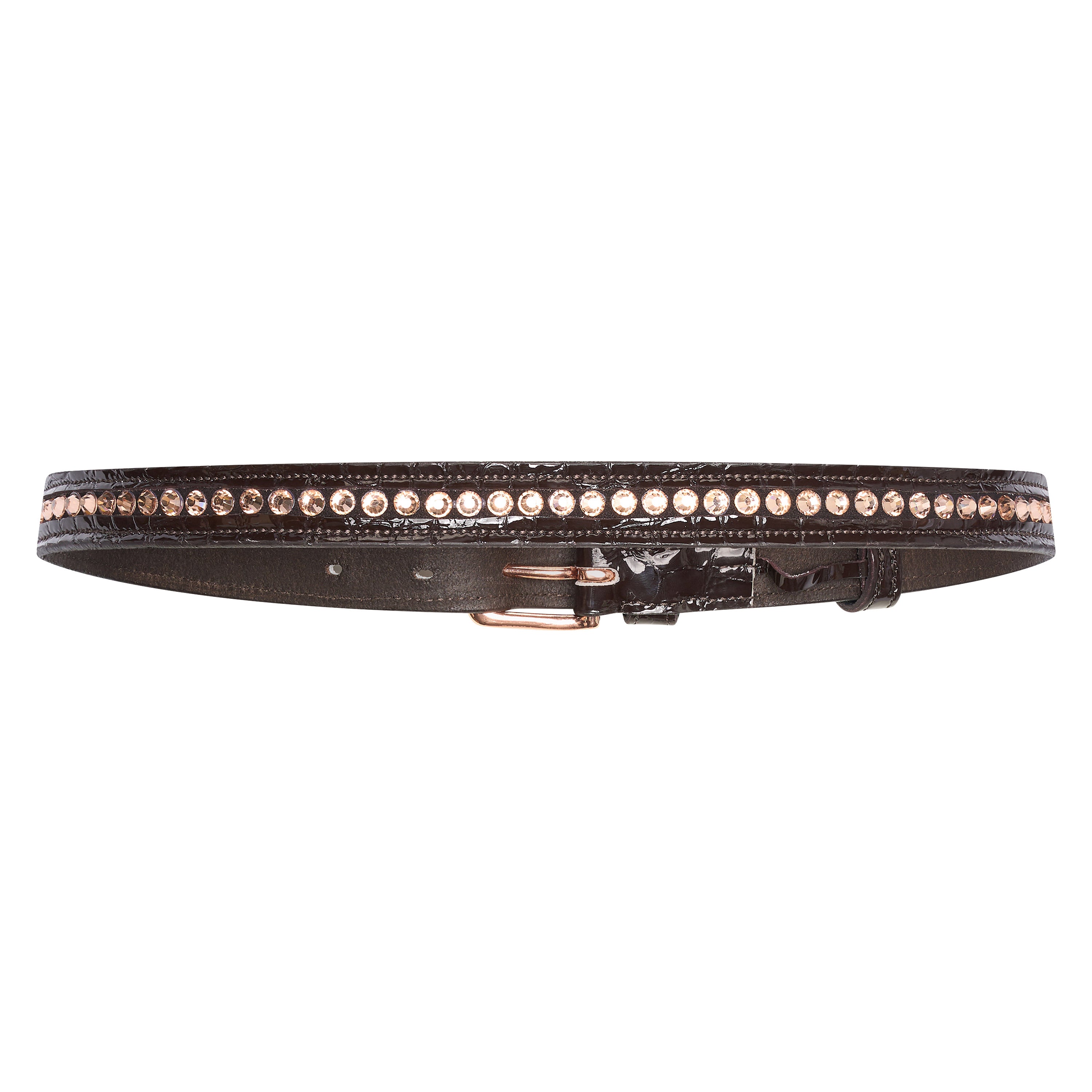 Belt IRHOlania Sparkle Brown Rosé Metal / 95CM