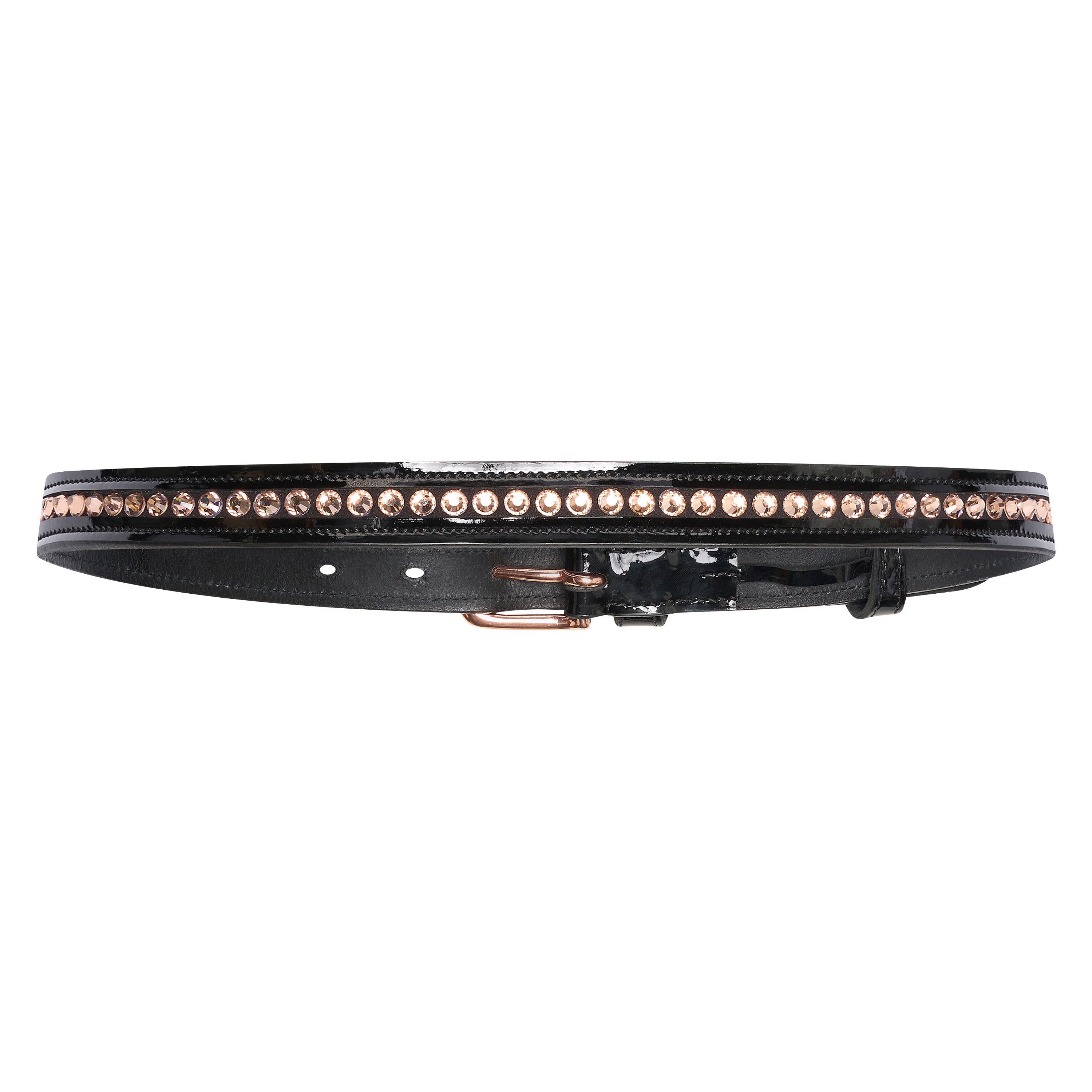 Belt IRHOlania Sparkle Black-Rose gold / 105CM