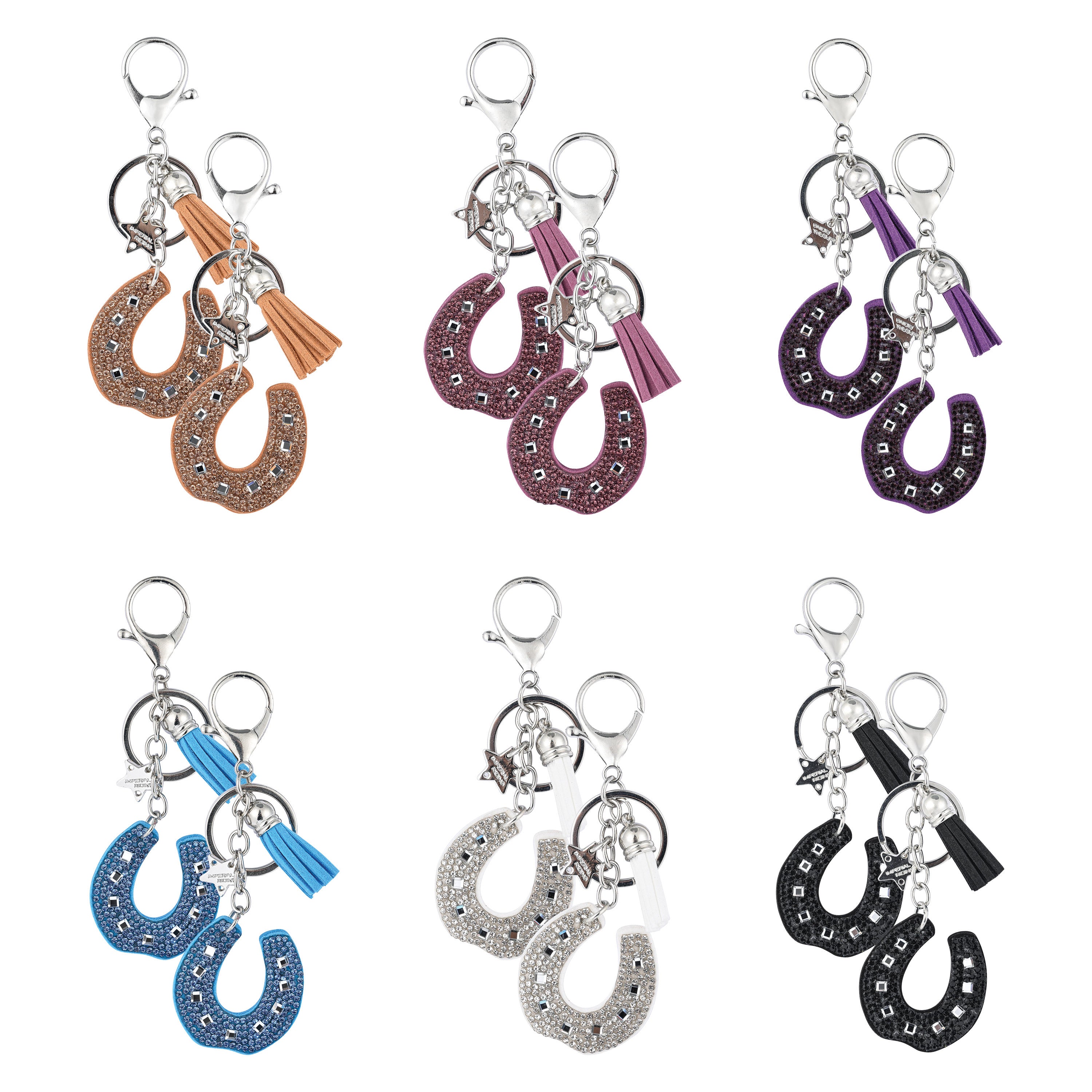 Keyring IRHHorseshoe, set of 12 pcs White / 12ST