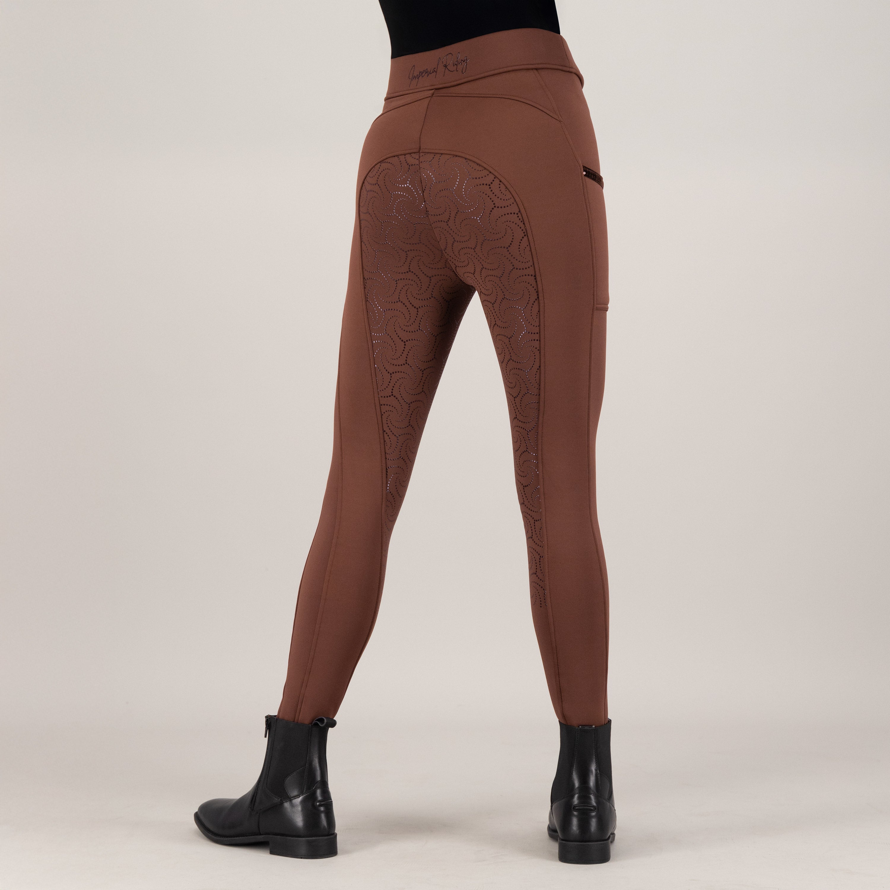 Riding tights IRHTeddy FullGrip Bronze / 42