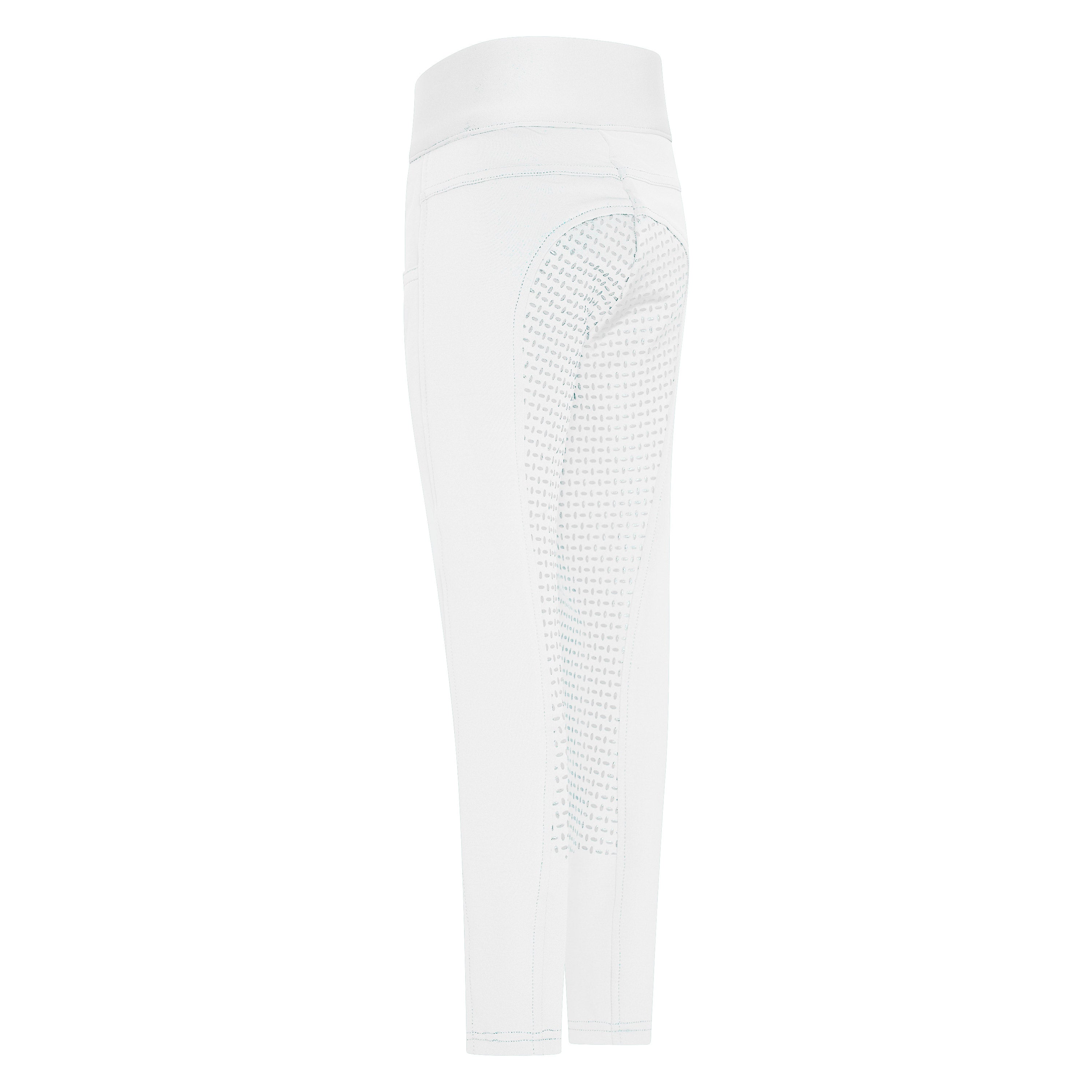 KIDS Riding tights IRHTessy FullGrip White / 176