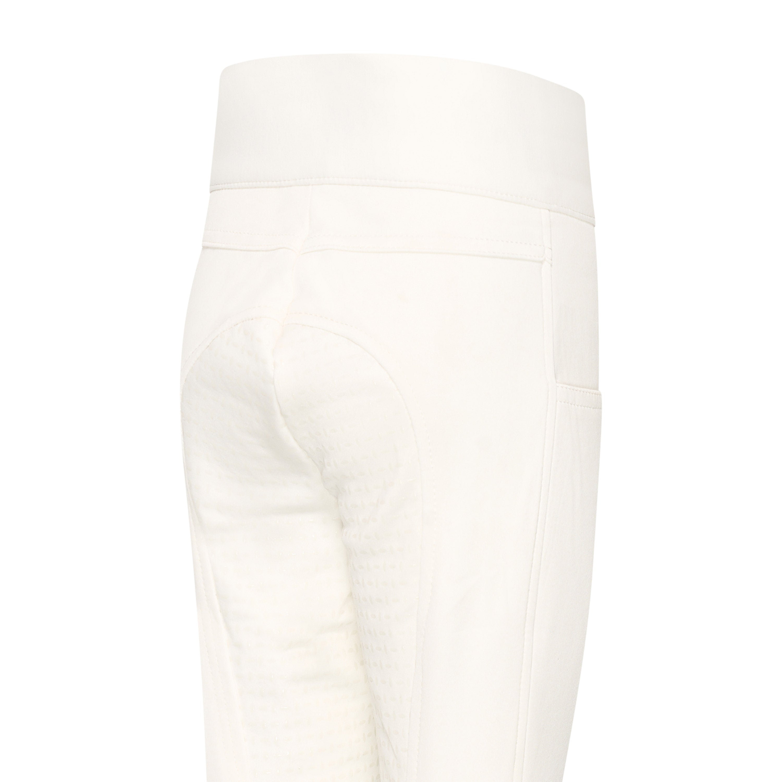 KIDS Riding tights IRHTessy FullGrip White / 176