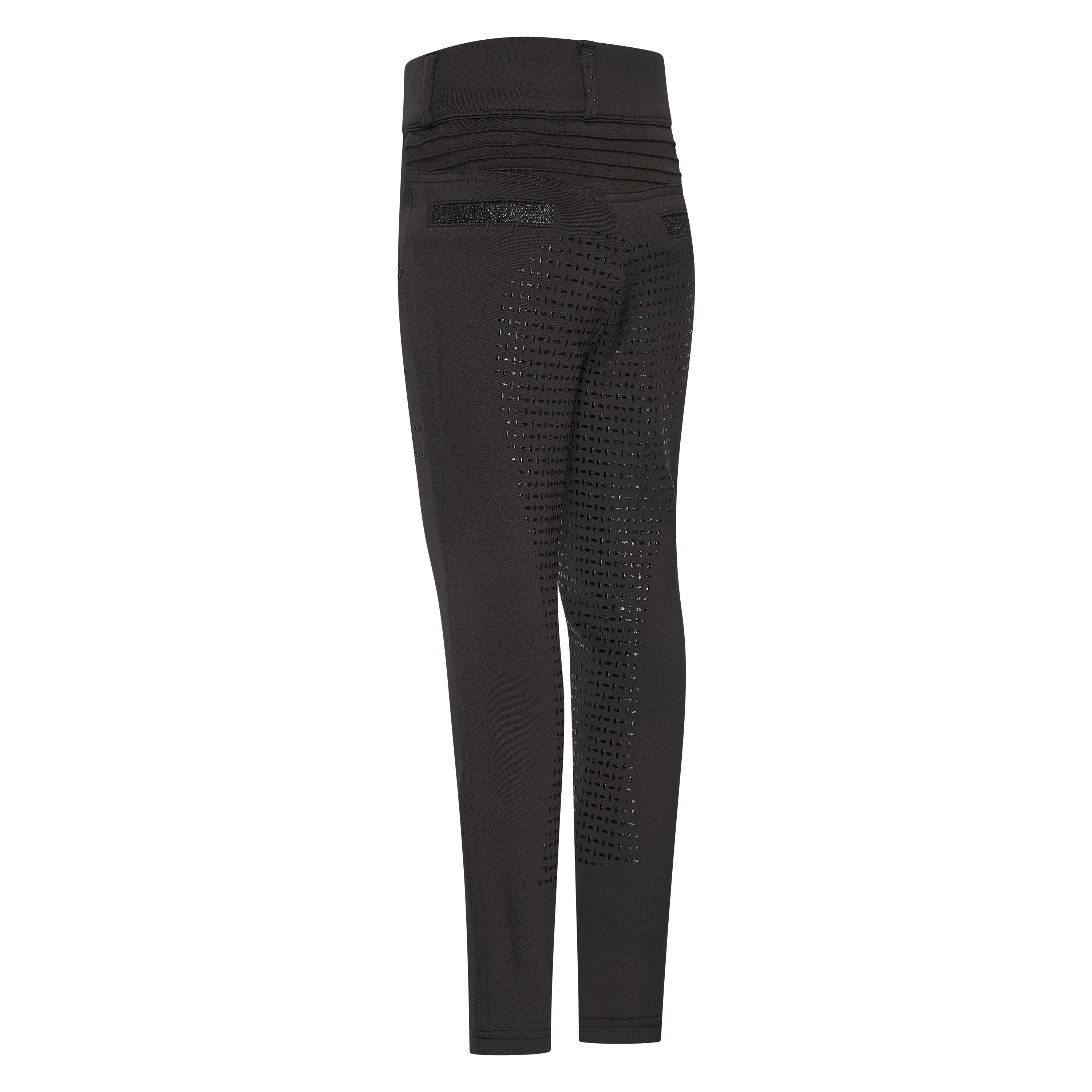 KIDS Riding tights IRHComfi Sparks Winter FullGrip Black / 164