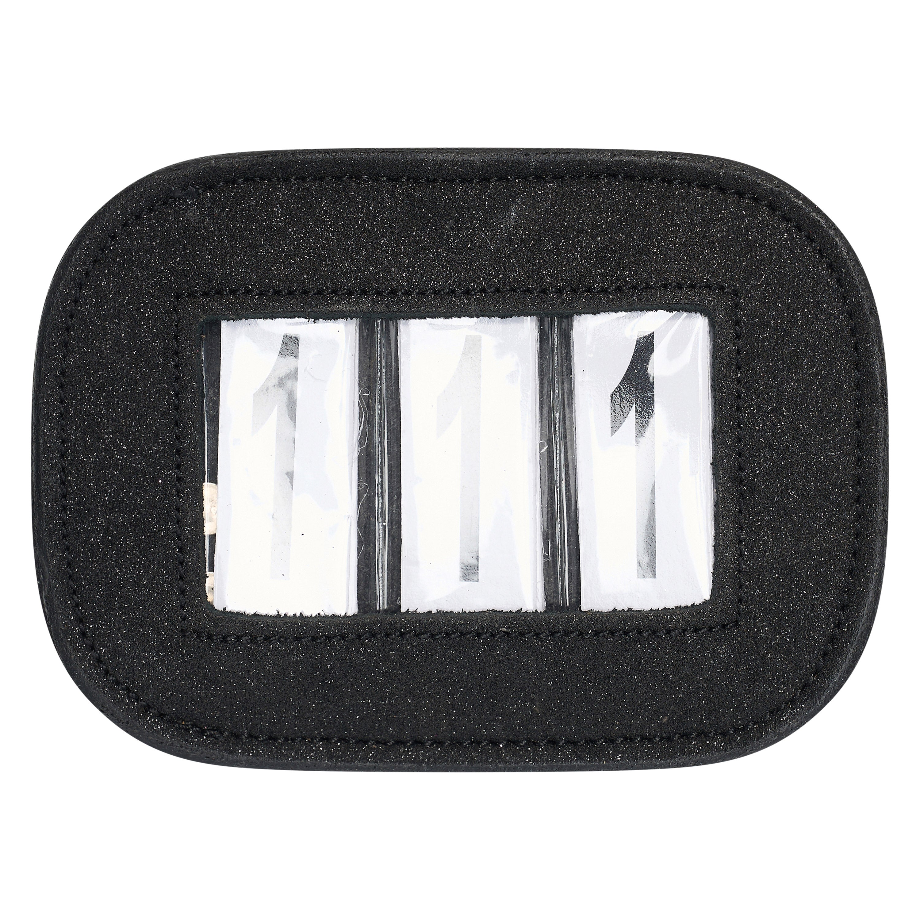 Competition number IRHGlitter square, set of 2 pcs Black / 1SIZE