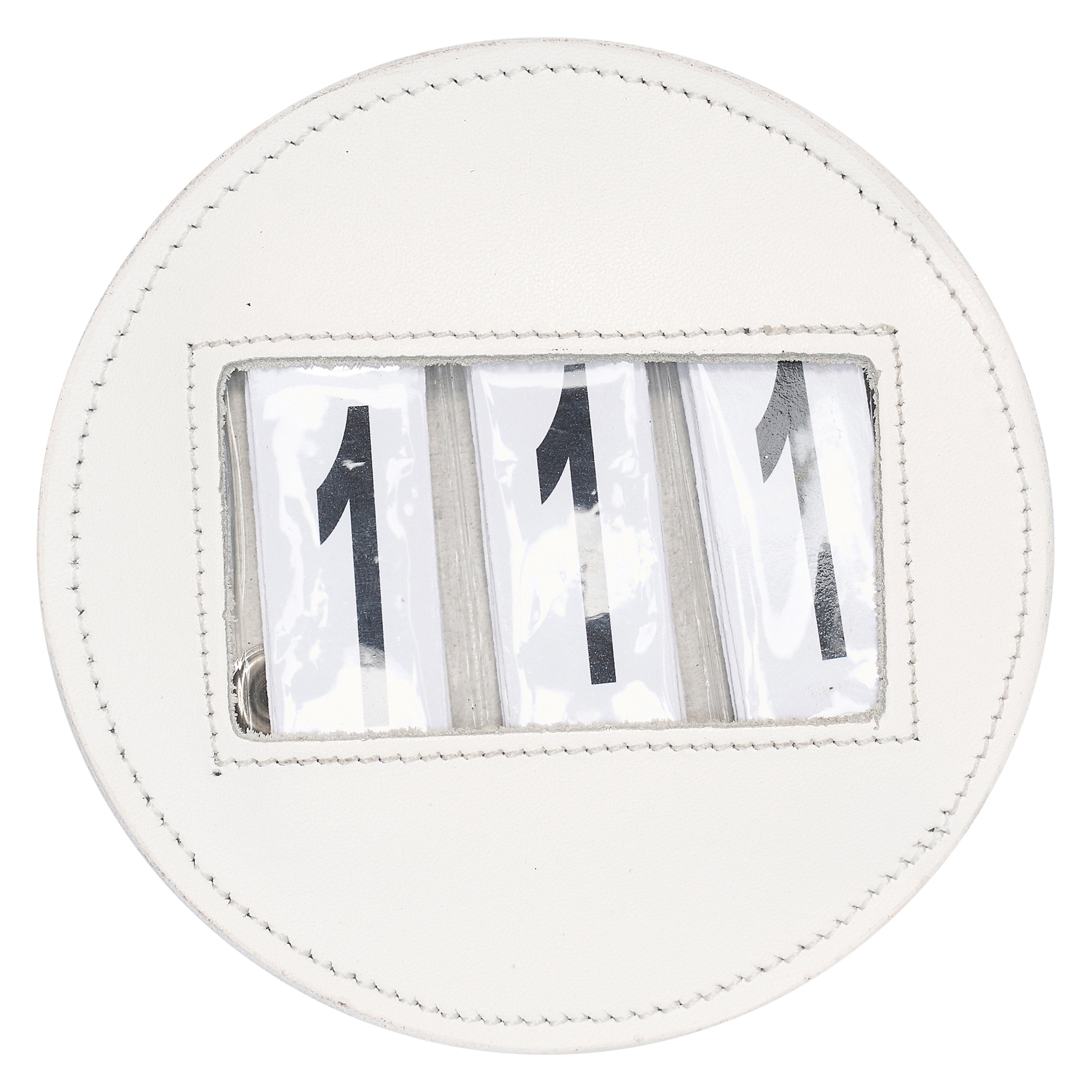 Competition number IRHRound, set of 2 pcs White / 1SIZE