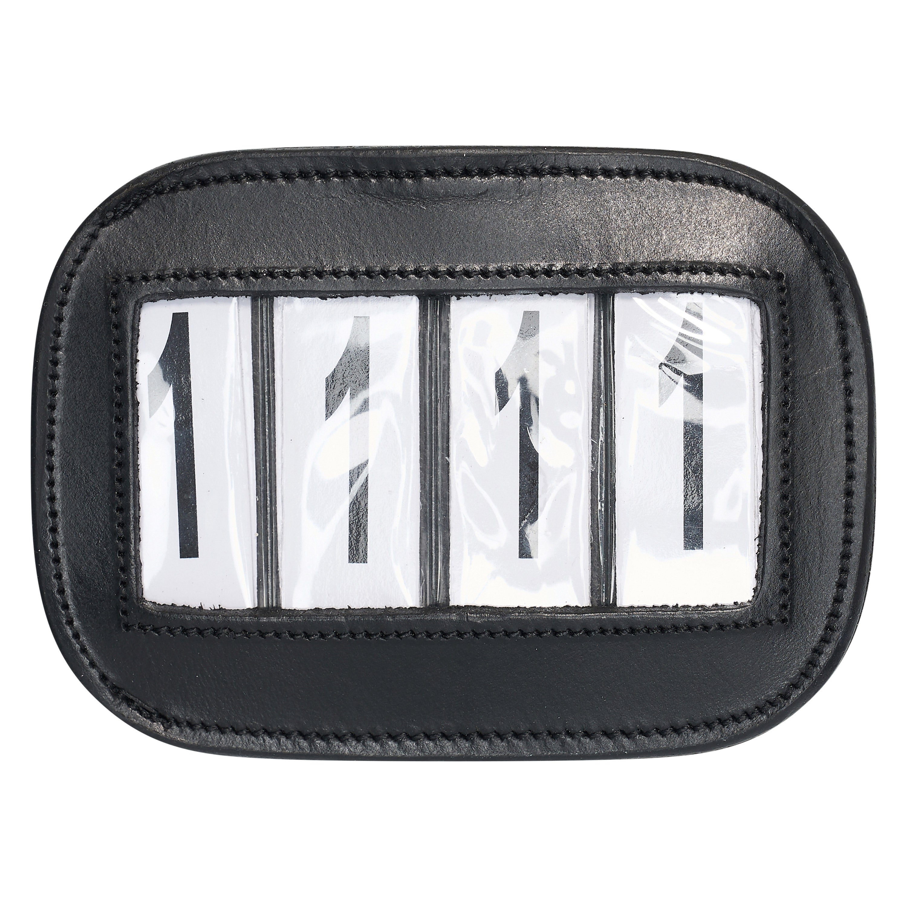 Competition number IRHSquare, set of 2 pcs Black / 1SIZE