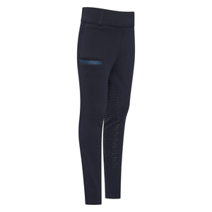 KIDS Riding tights IRHComfi Sparks Winter FullGrip Navy / 176