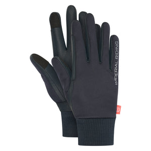KIDS Gloves IRHHide & Shine Navy / 10/jr