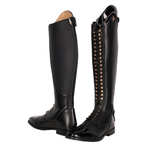 Riding boots IRHOlania Dressage Regular/Narrow Black Lack-Rose / 42