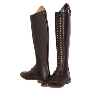 Riding boots IRHOlania Dressage Long/Narrow Brown-Brown Croco / 42