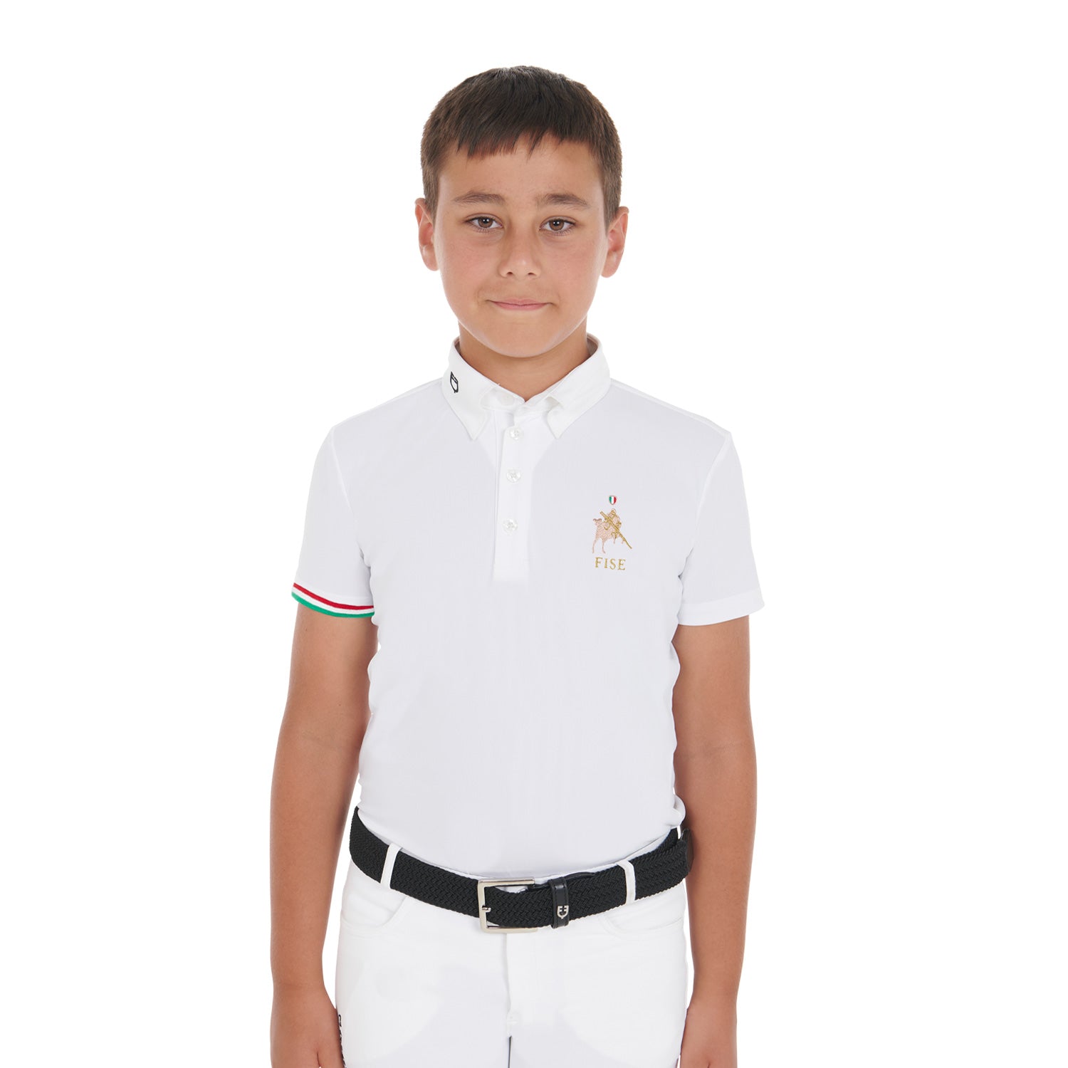 poolo shirt boy white / 8 YEARS