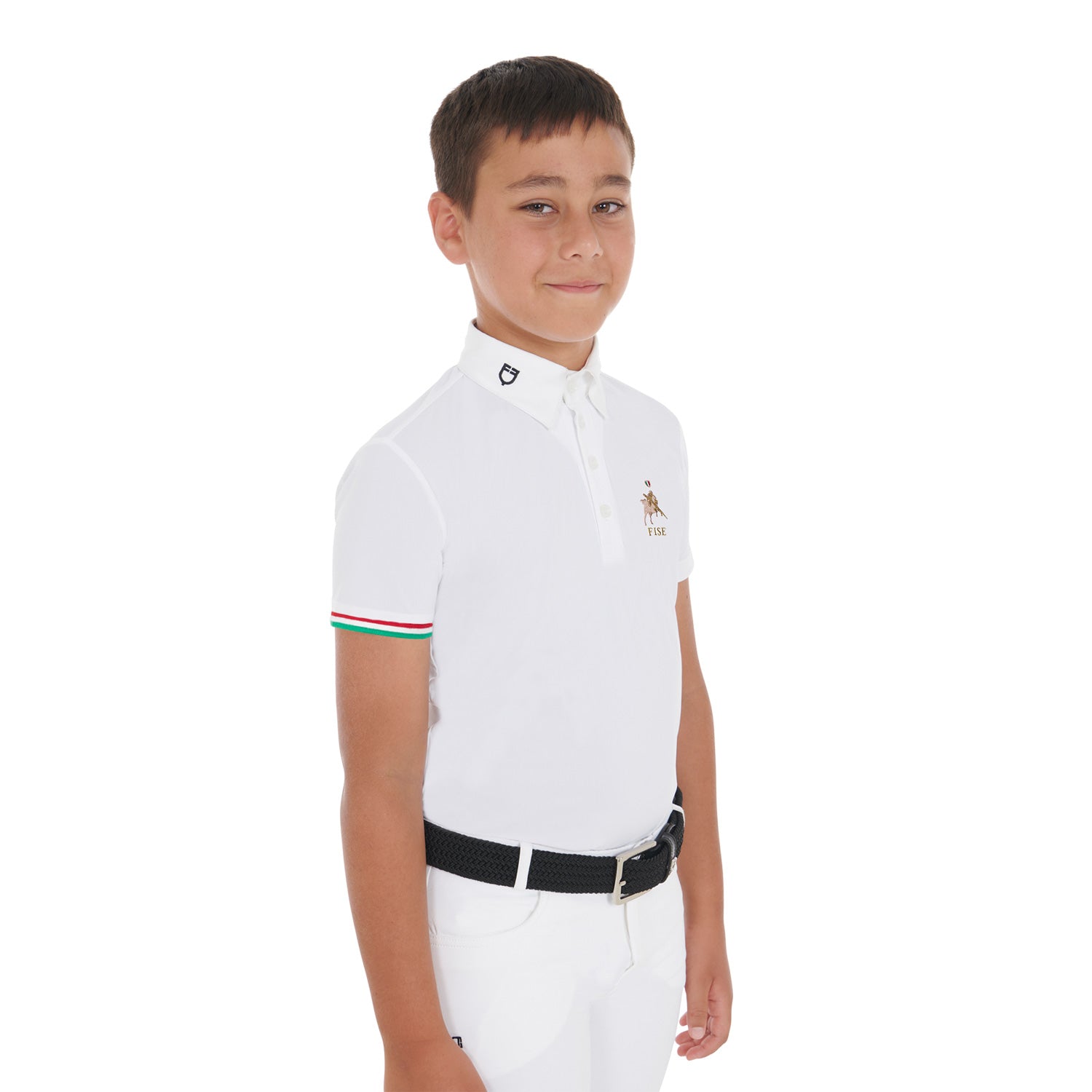 poolo shirt boy white / 8 YEARS