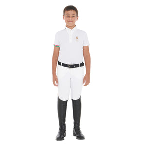 poolo shirt boy white / 8 YEARS