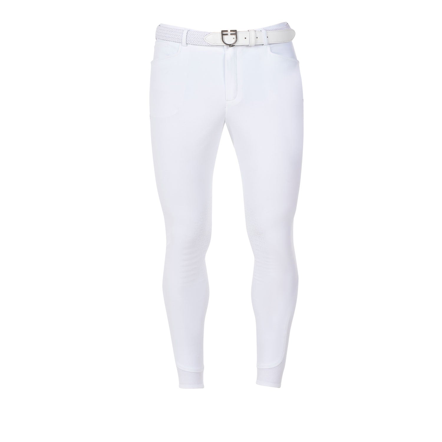 Men'S Slim Fit Full Grip Breeches WHITE / 58