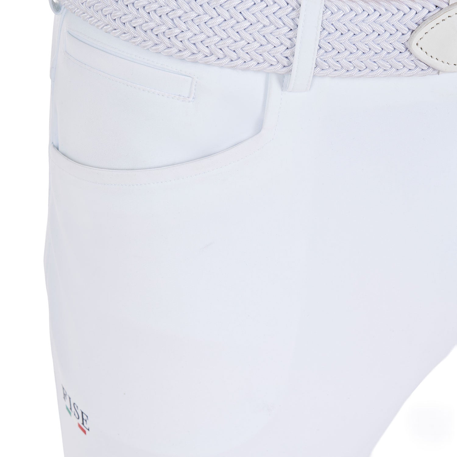 Men'S Slim Fit Full Grip Breeches WHITE / 58