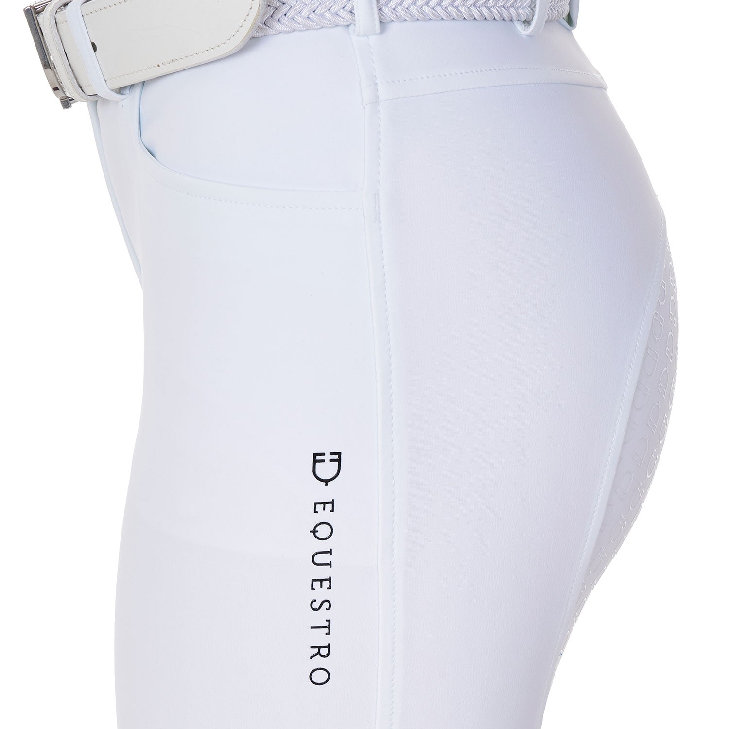 Women's full grip slim fit breeches WHITE / 48