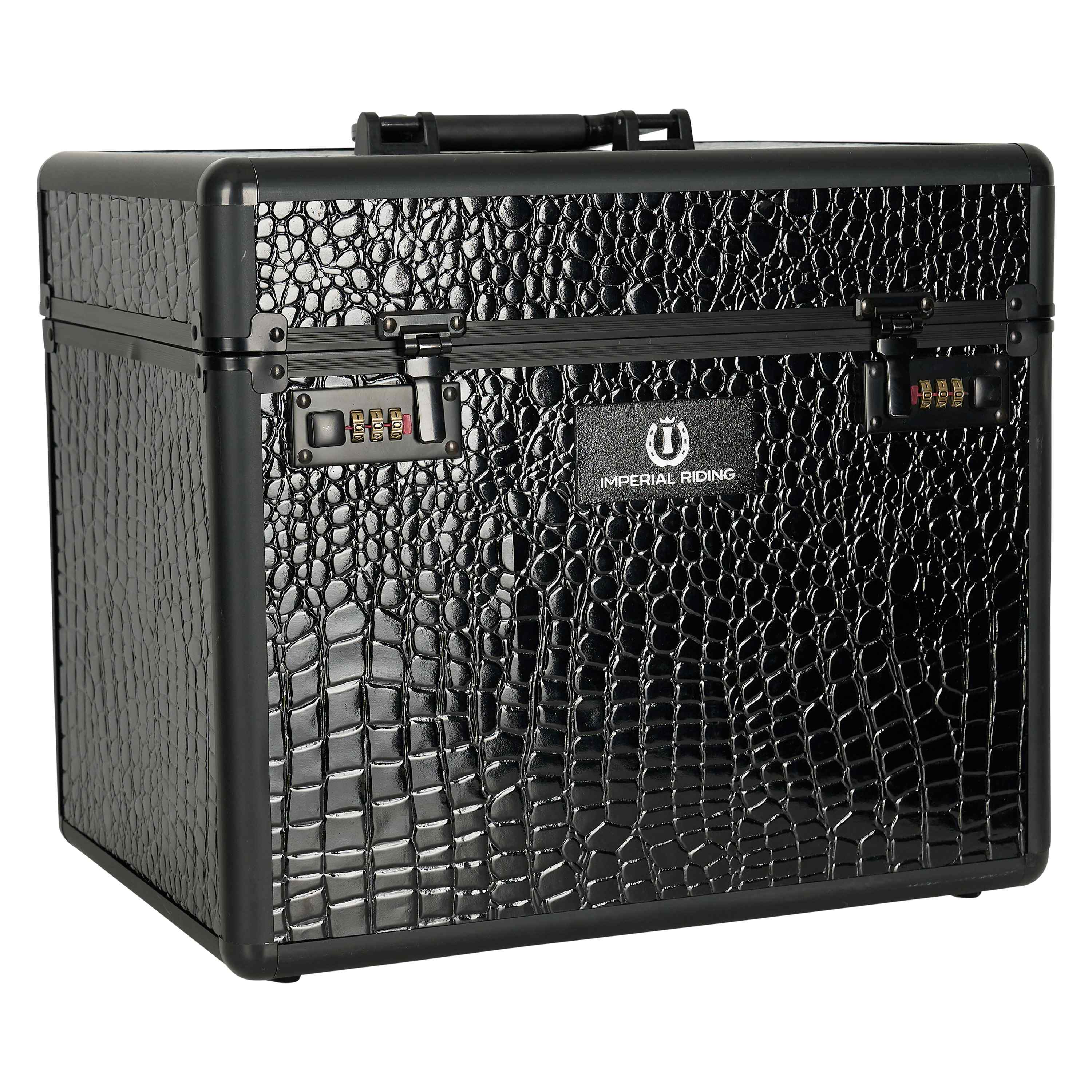 Grooming box IRHShiny Black-Black Croco / 1SIZE