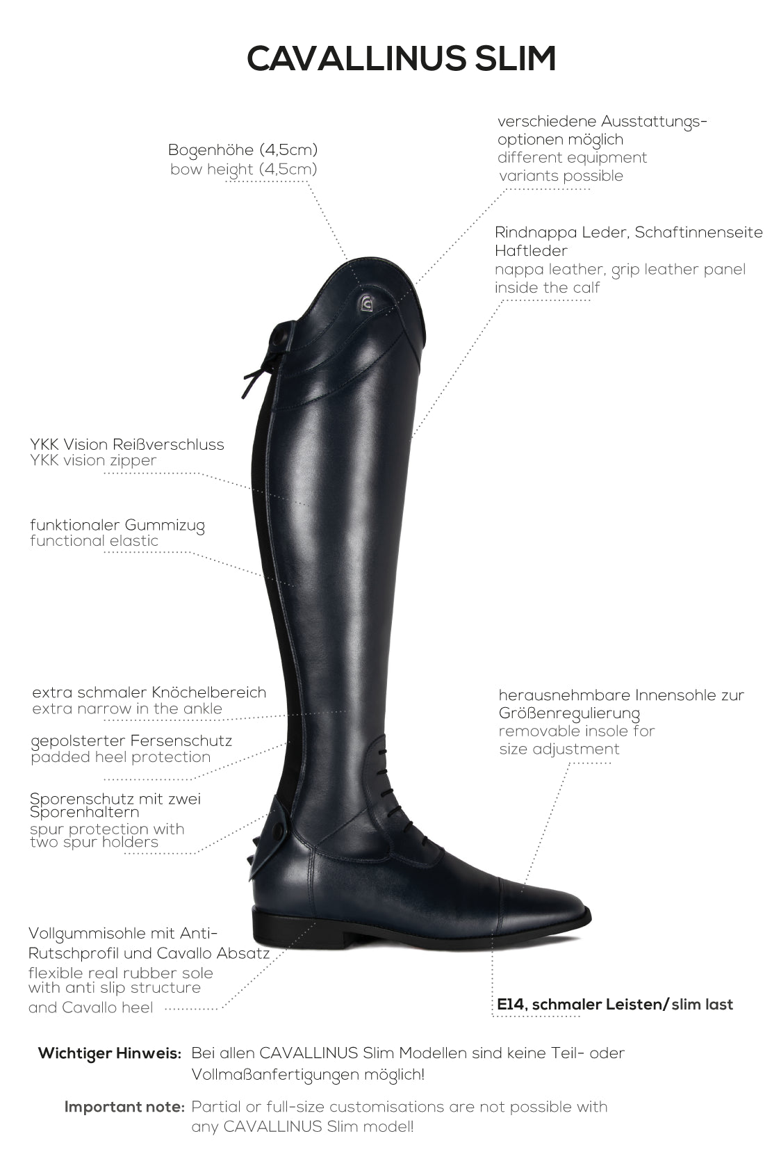 CAVALLINUS SLIM -- THE CONTOURED PERFORMANCE BOOT
