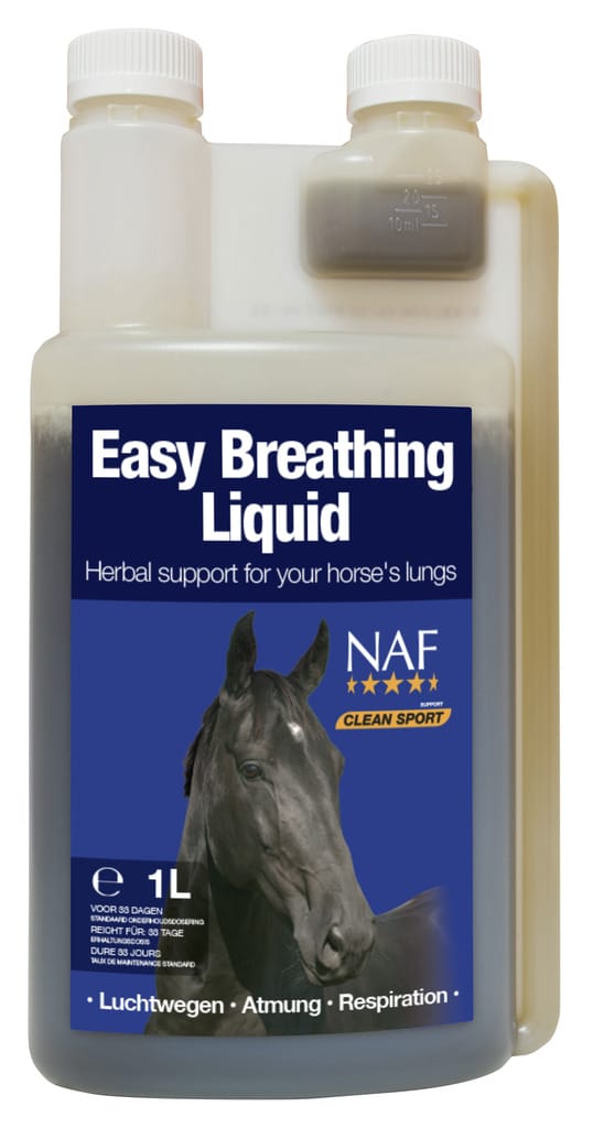 Aliment Complémentaire Naf  "Easy Breathing Liquid" - Shetlandslycka - Always equine