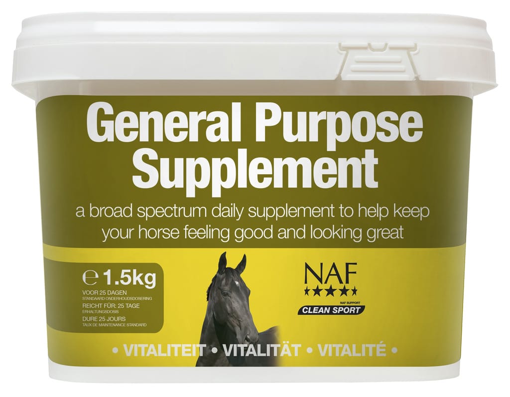 Aliment Complémentaire Naf  "General Purpose Supp" - Shetlandslycka - Always equine
