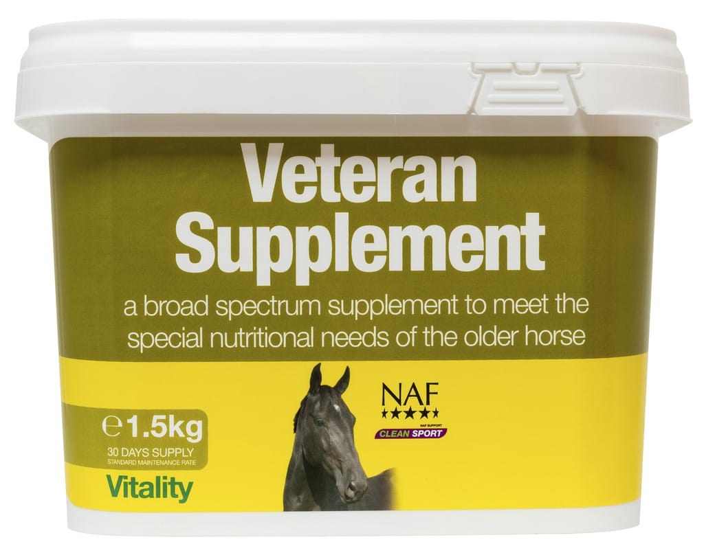 Aliment Complémentaire Naf  "Veteran Supplement" - Shetlandslycka - Always equine