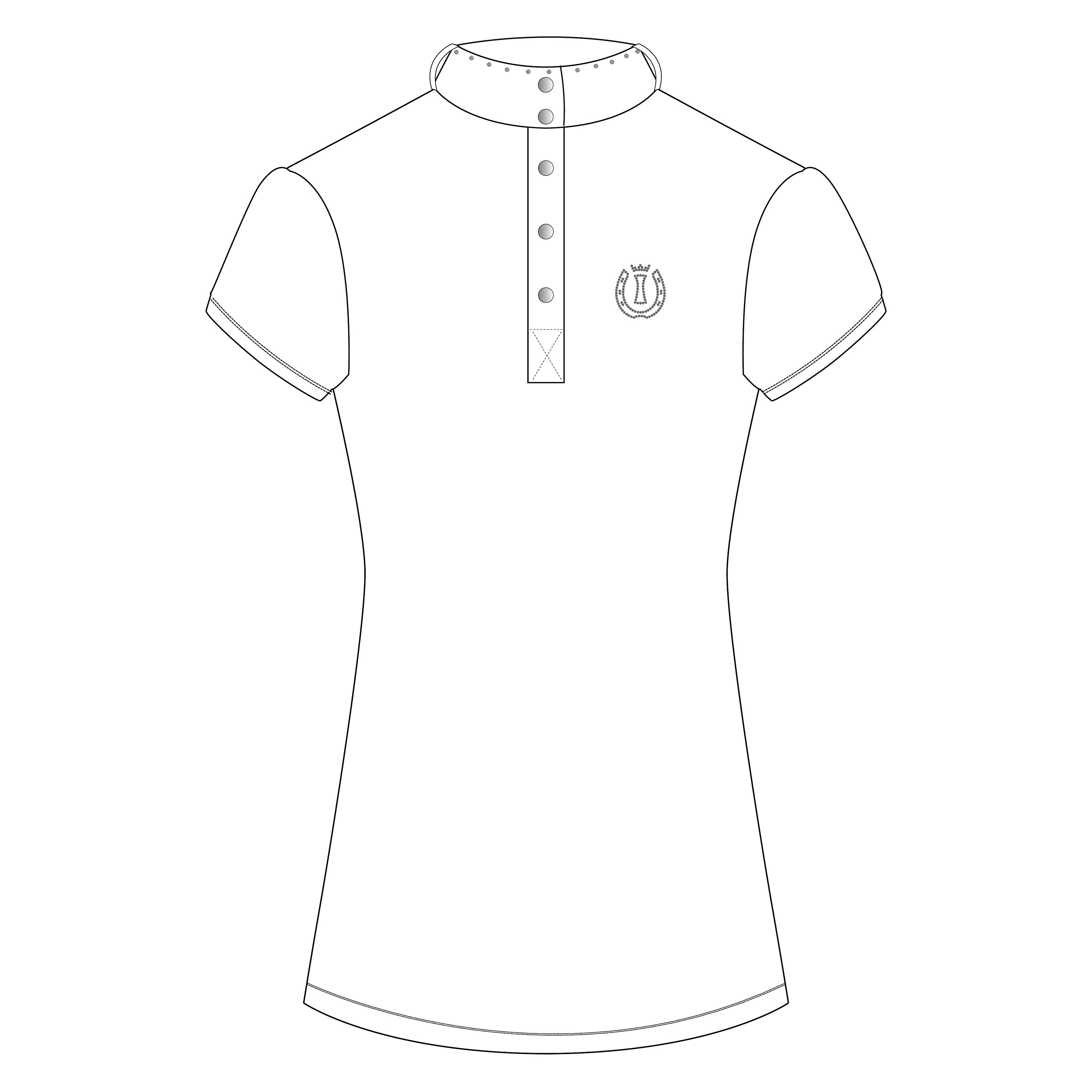 KIDS Competition shirt IRHBasic glam