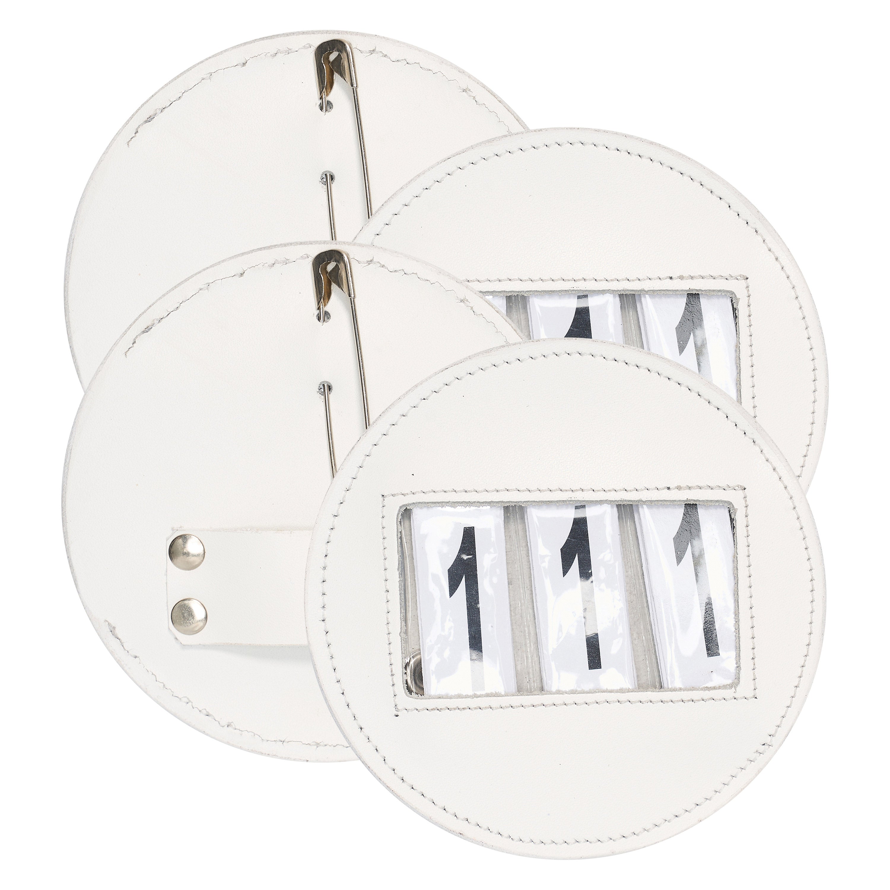 Competition number IRHRound, set of 2 pcs