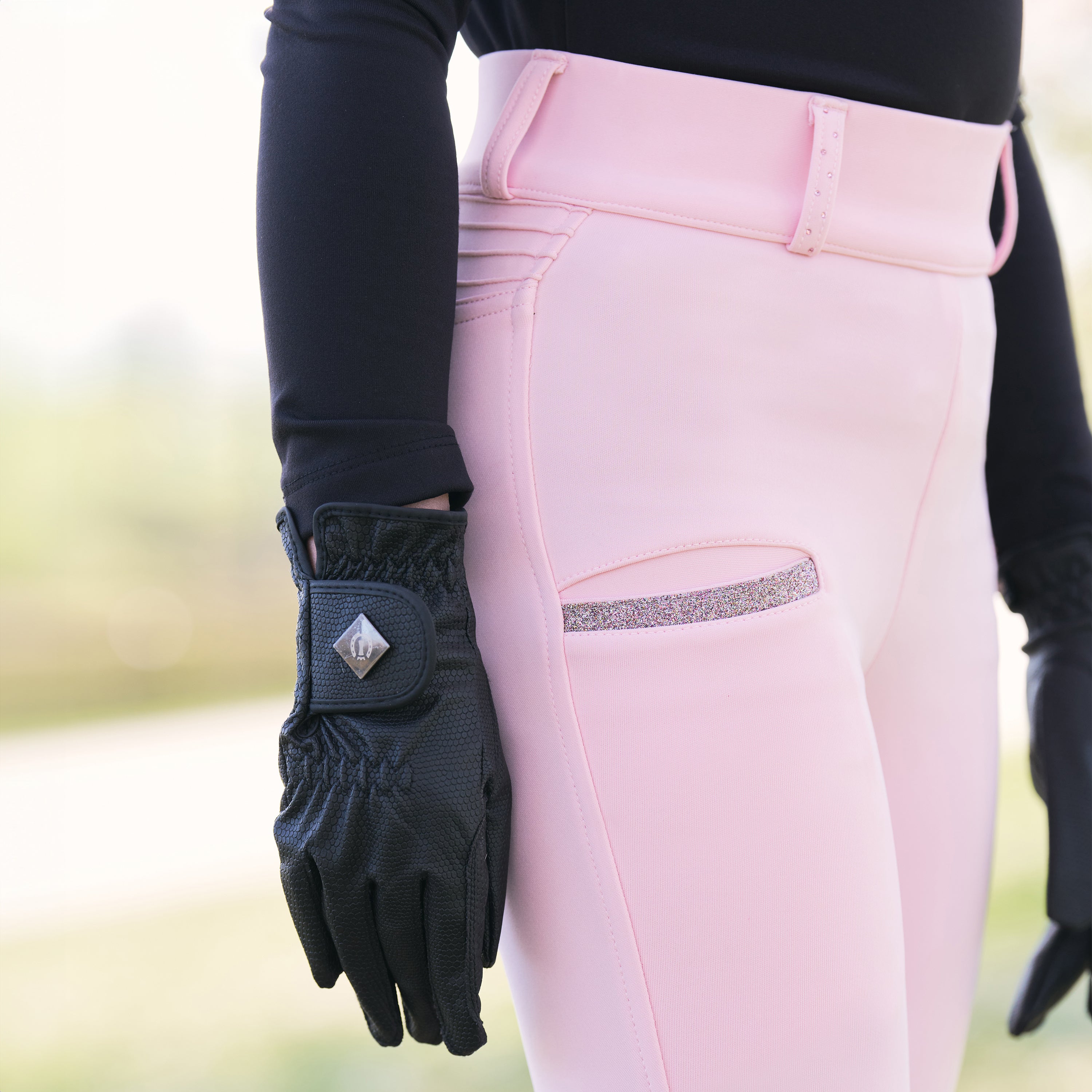 KIDS Riding tights IRHComfi Sparks Winter FullGrip