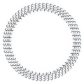 Hair tie with diamonds IRH