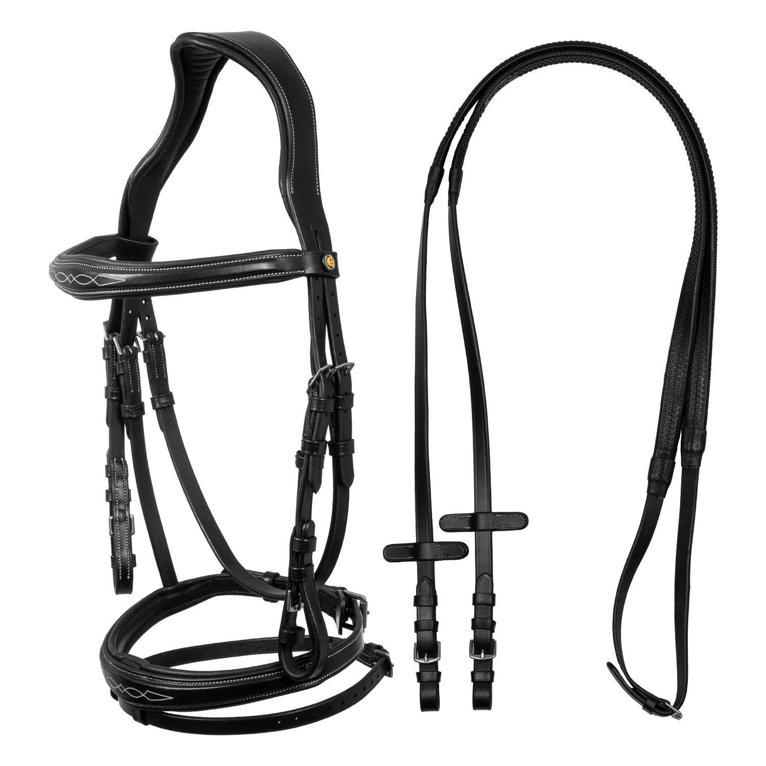 Bridle In Soft Stitched Leather - Shetlandslycka - Always equine