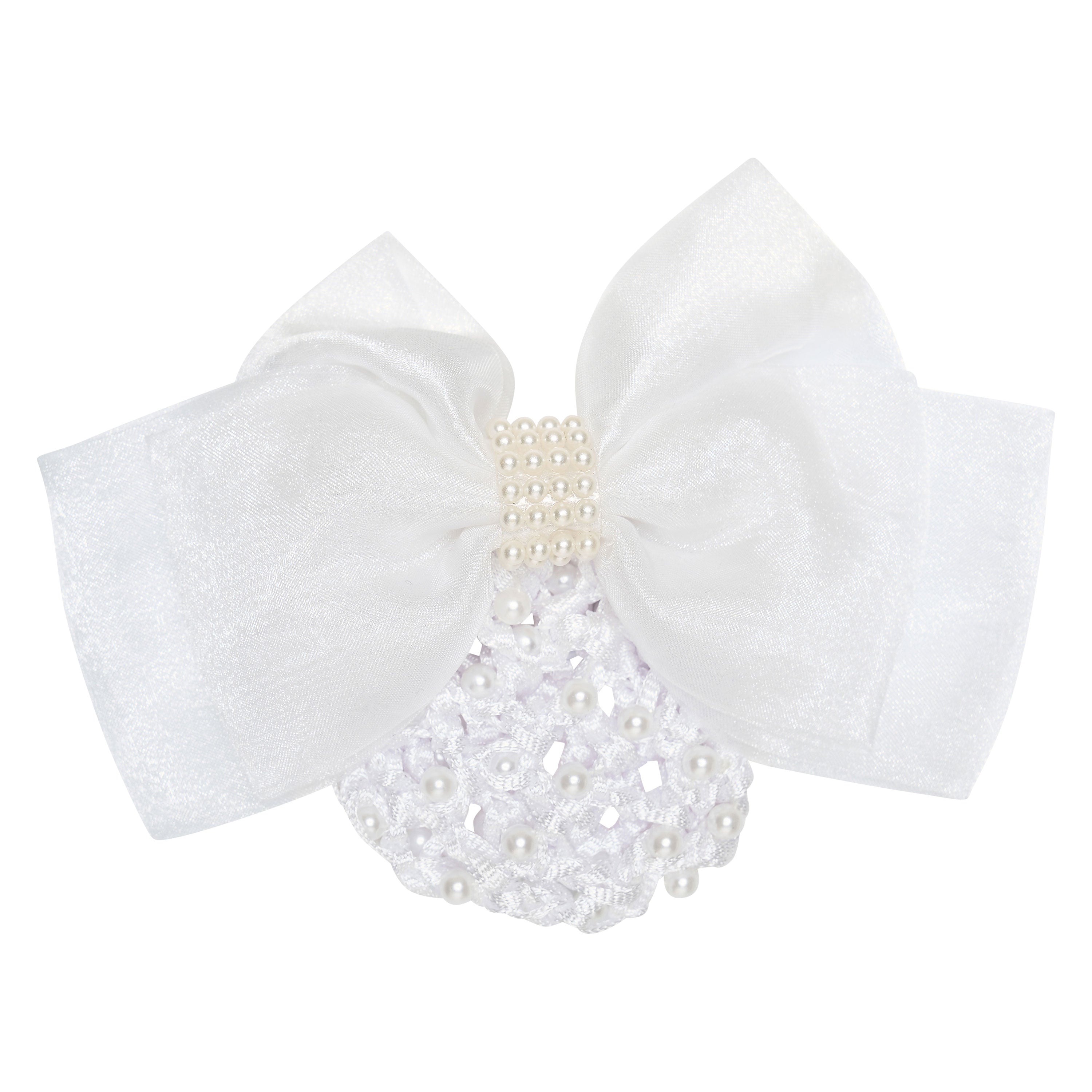 Hair bow with net pearls IRH
