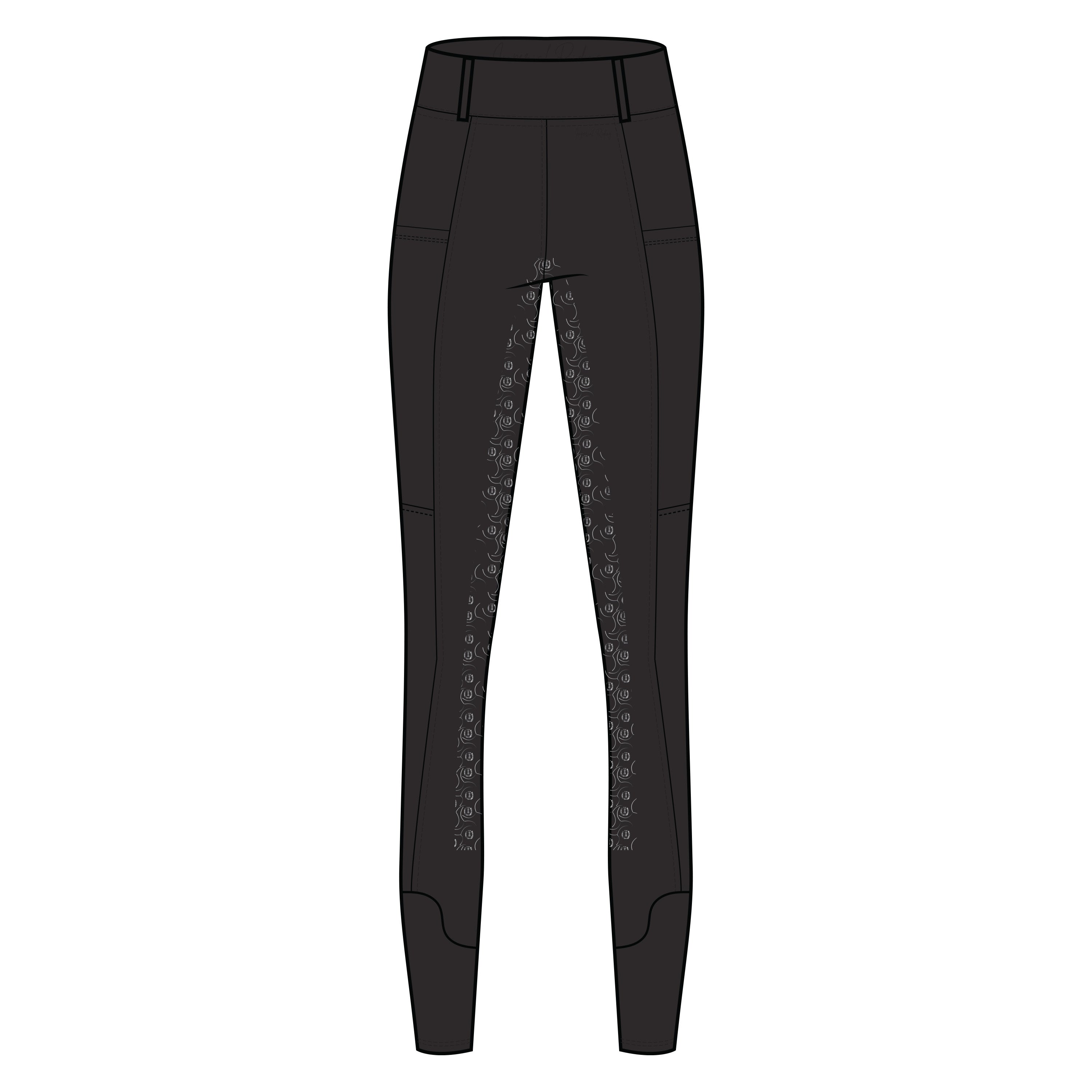 KIDS Riding tights IRHLaura FullGrip
