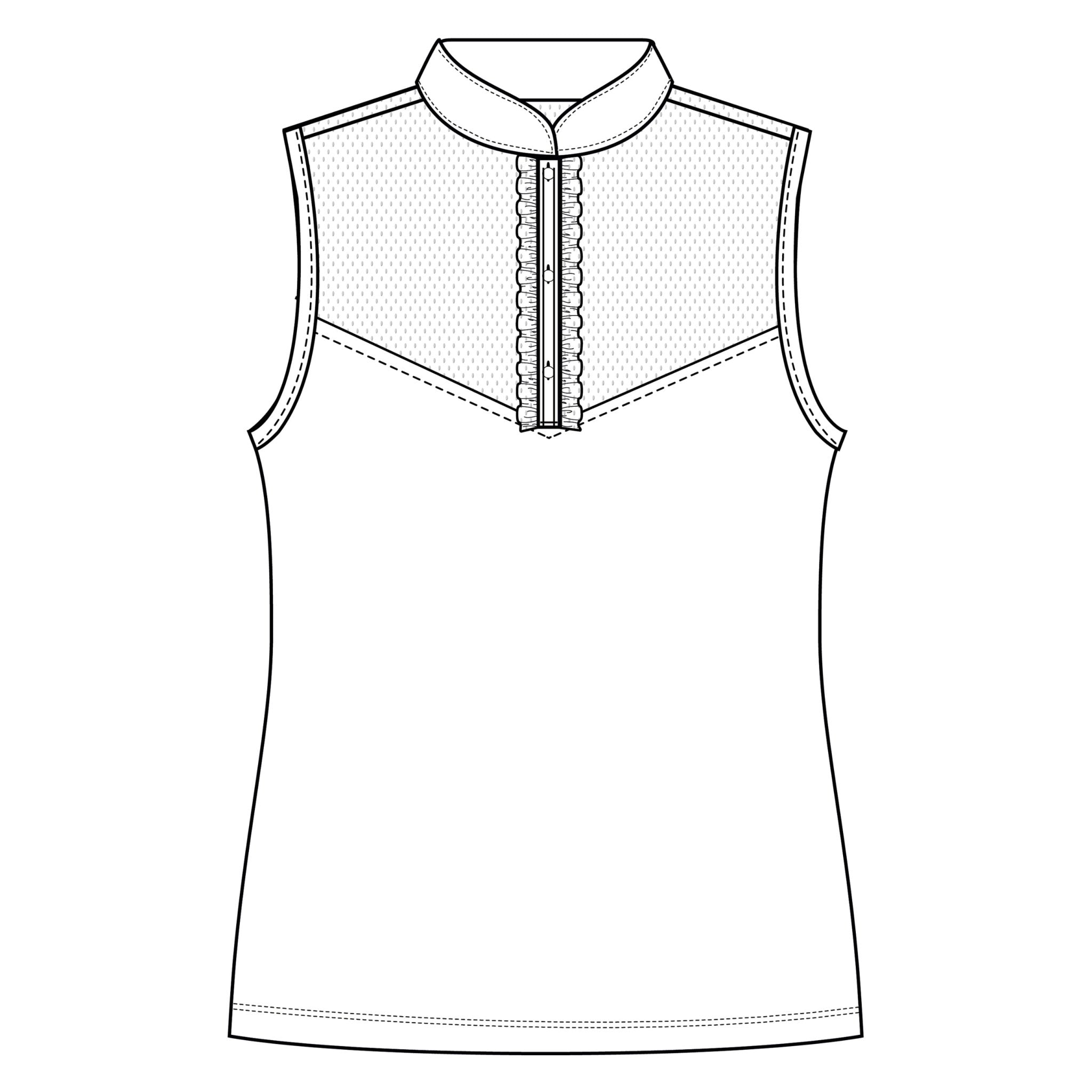 Competition shirt sleeveless IRHSparkly - Shetlandslycka - Always equine